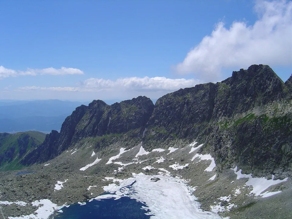 Photo showing: Ostra and Ostra veza from Furkotska dolina