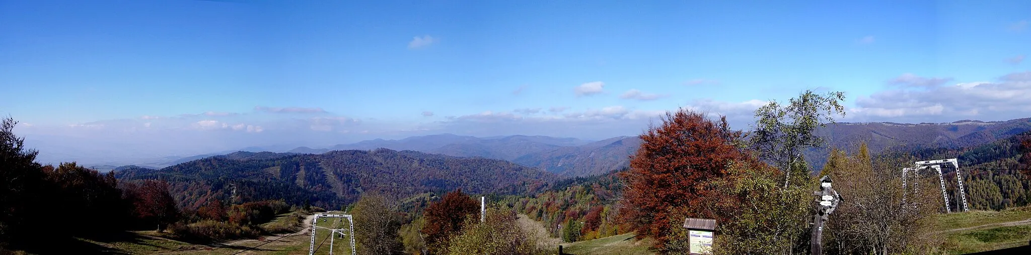 Photo showing: View from the top