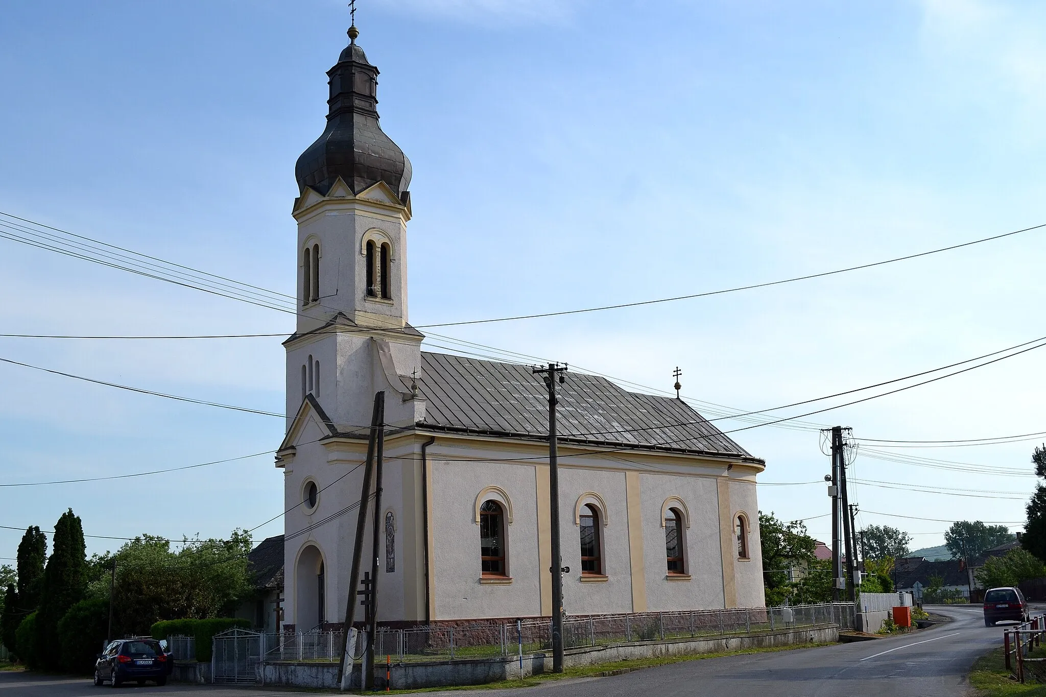 Photo showing: Zemplínske Jastrabie (okr. Trebišov), Chrám Zosnutia Presvätej Bohorodičky