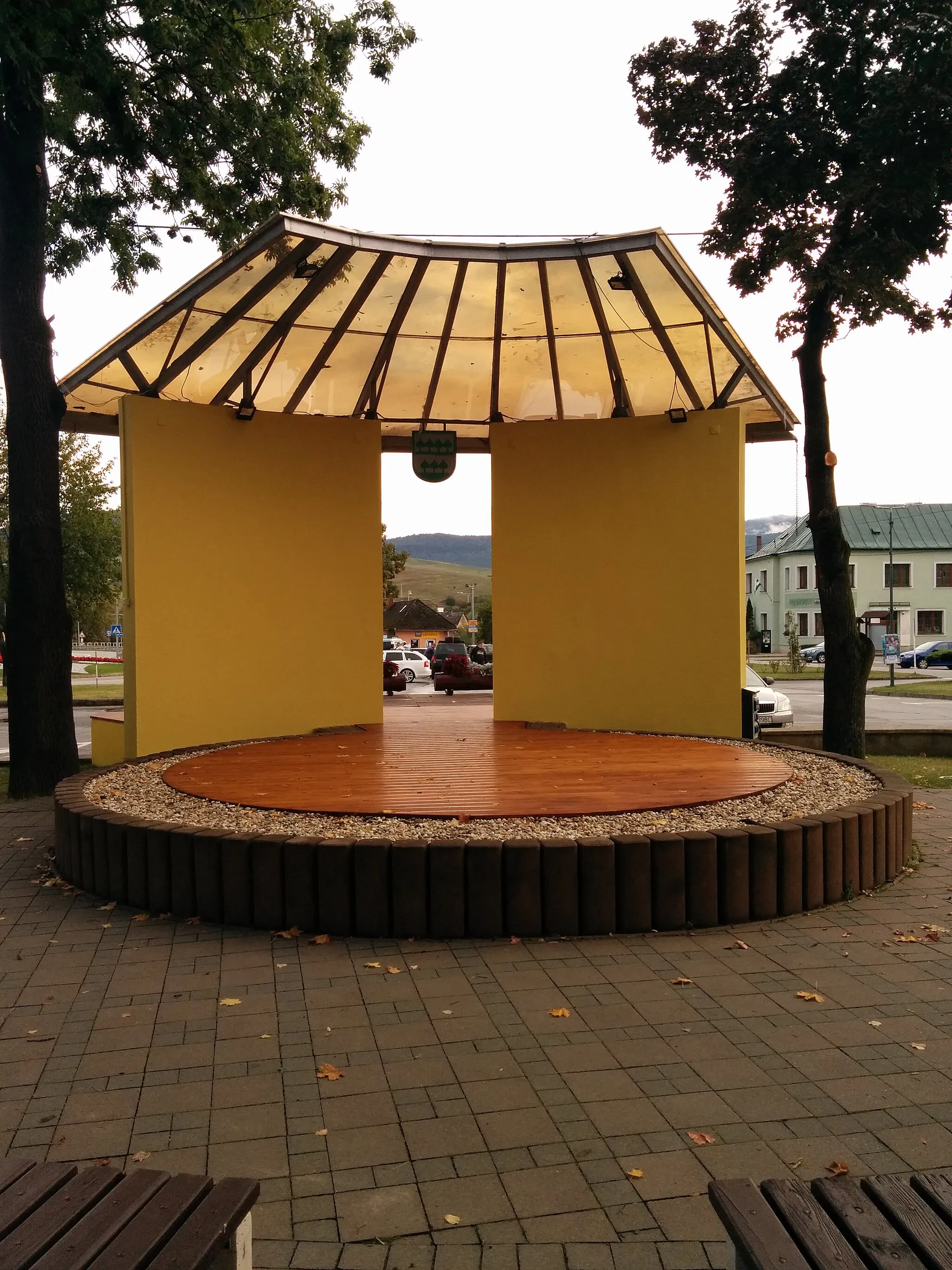 Photo showing: Little stage in Lipany, Slovakia.