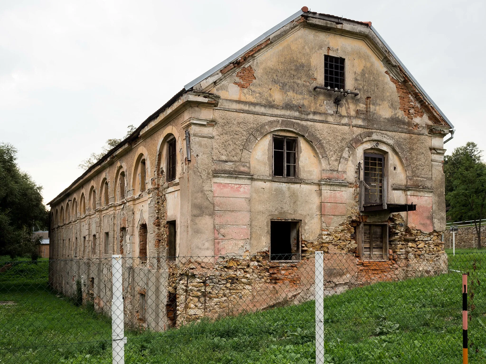 Photo showing: Former ironworks building in Drnava, Slovakia. Industrial heritage building from the 19th century.