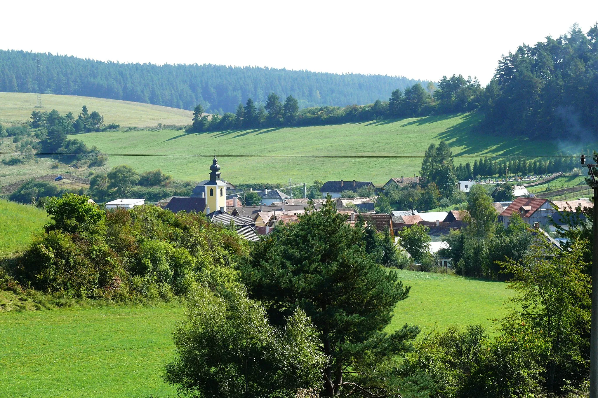 Photo showing: Kurimany village, Slovakia.