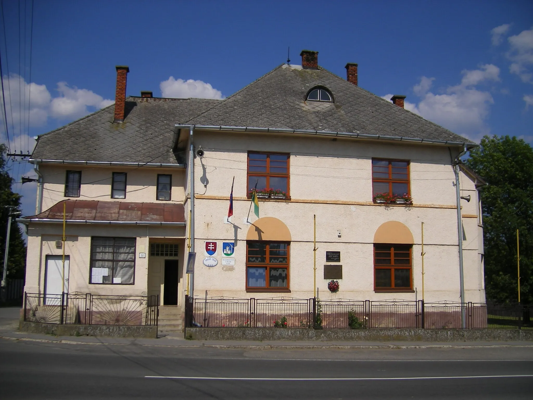 Photo showing: Soľ, okres Vranov nad Topľou, obecný úrad