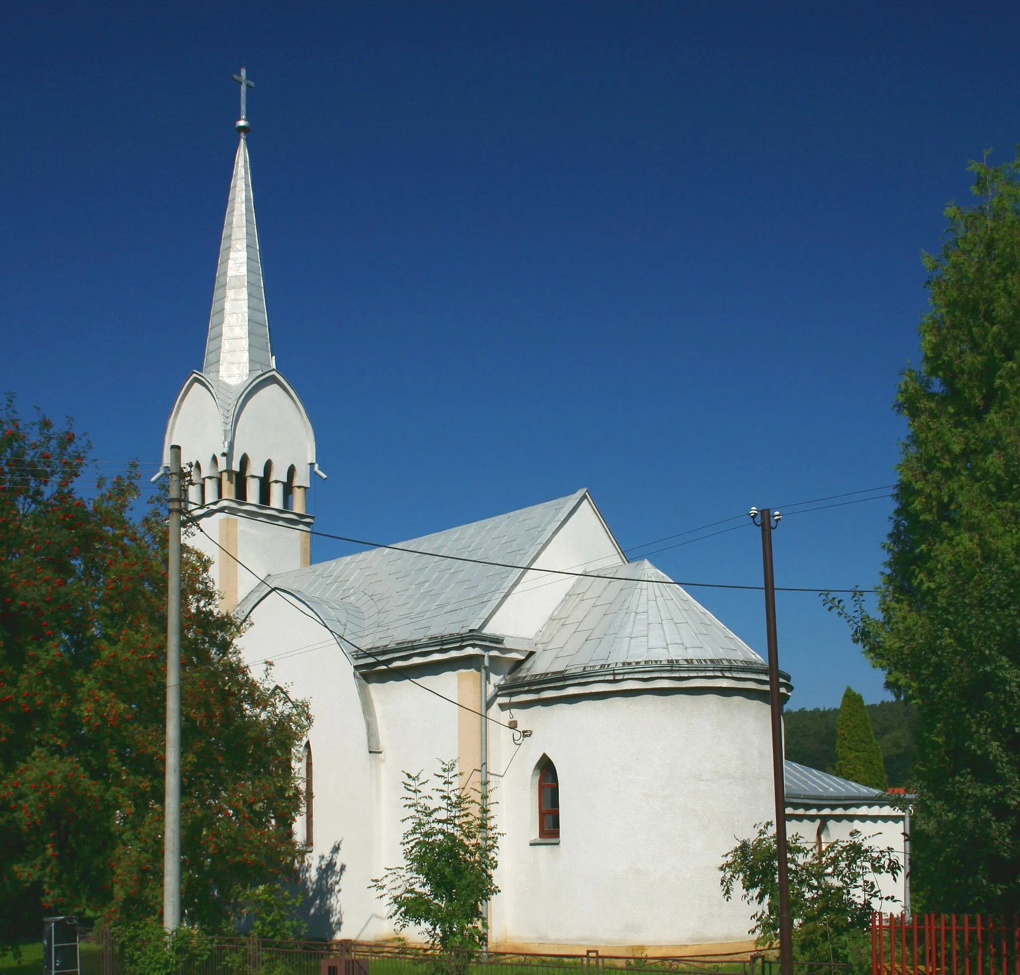 Photo showing: church in Hudcovce, Slovakia