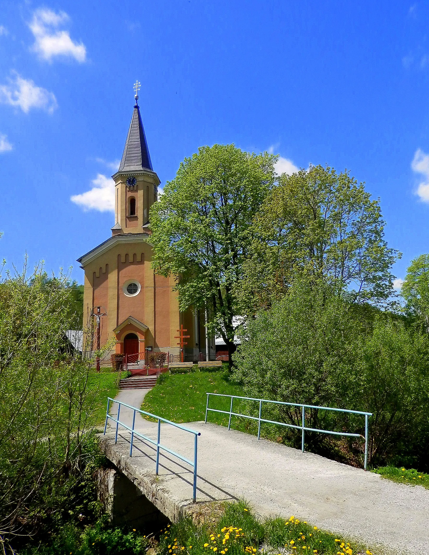 Photo showing: Kostol v obci Torysky, okres Levoča.