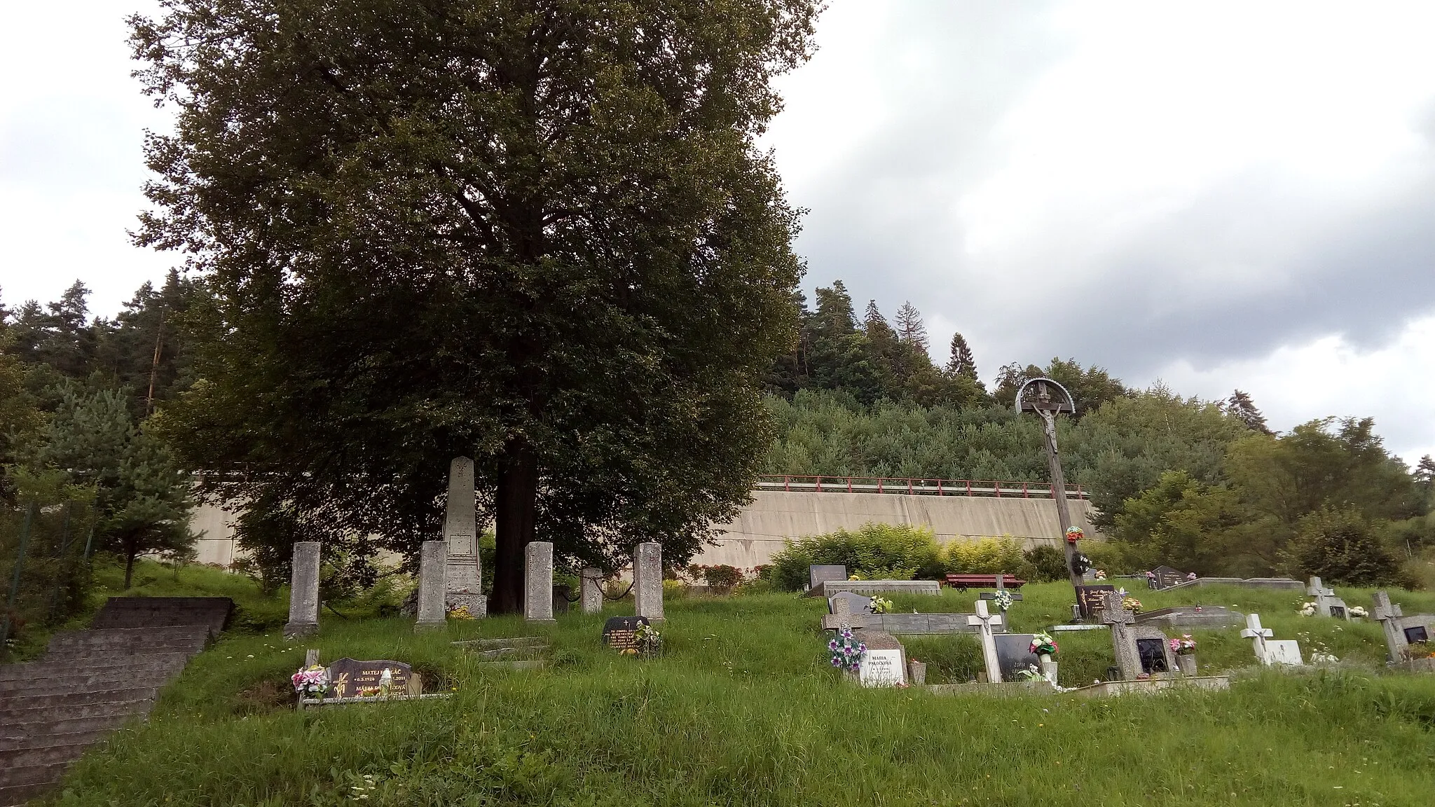 Photo showing: A branyiszkói honvédek sirja a juharfa alatt