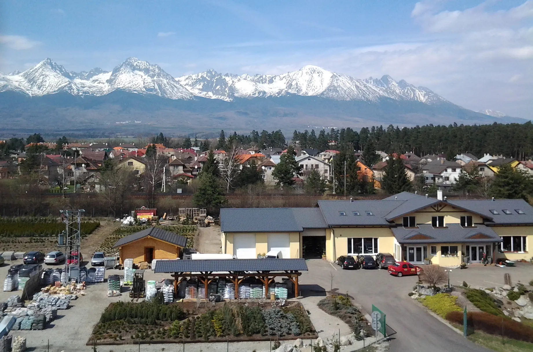 Photo showing: Časť Svitu a Vysoké Tatry