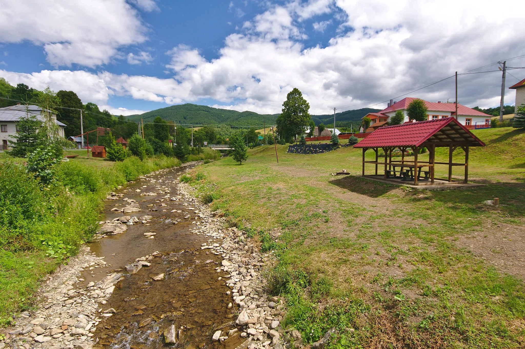 Photo showing: Zbojský potok, Nová Sedlica, okres Snina