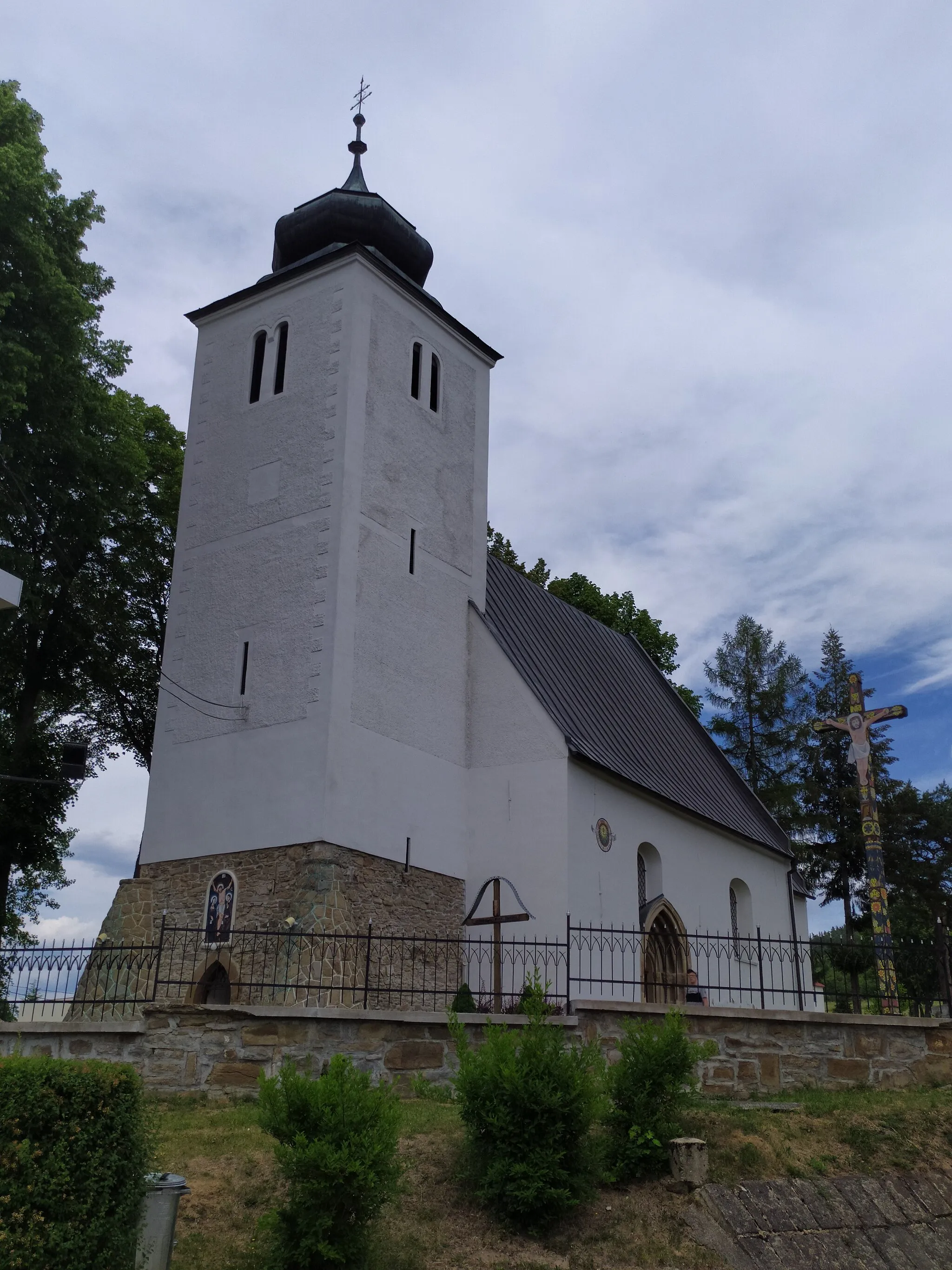 Photo showing: Krížová Ves (okr. Kežmarok), Kostol Narodenia Pána; celkový pohľad