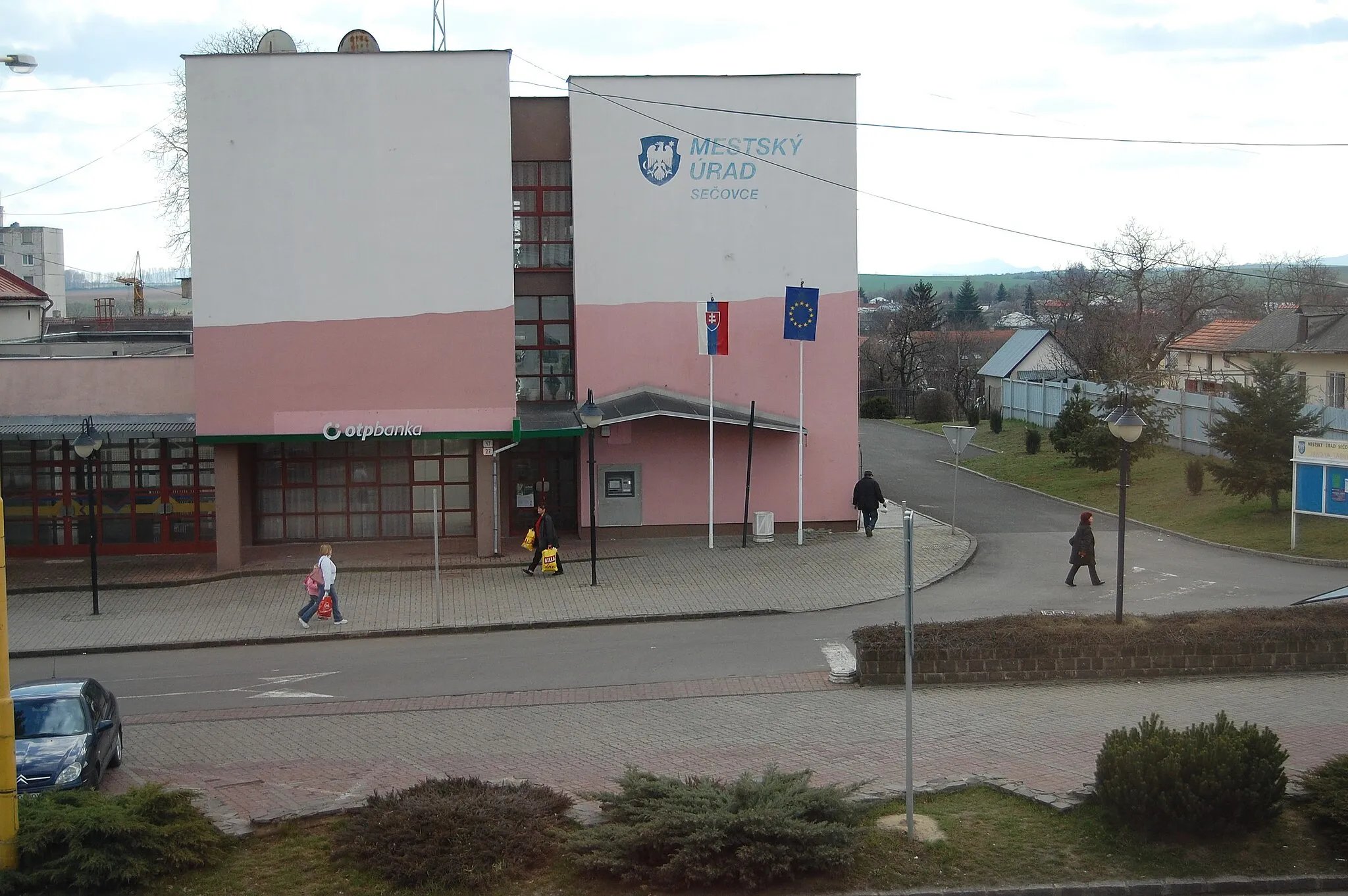 Photo showing: Municipality building in Sečovce