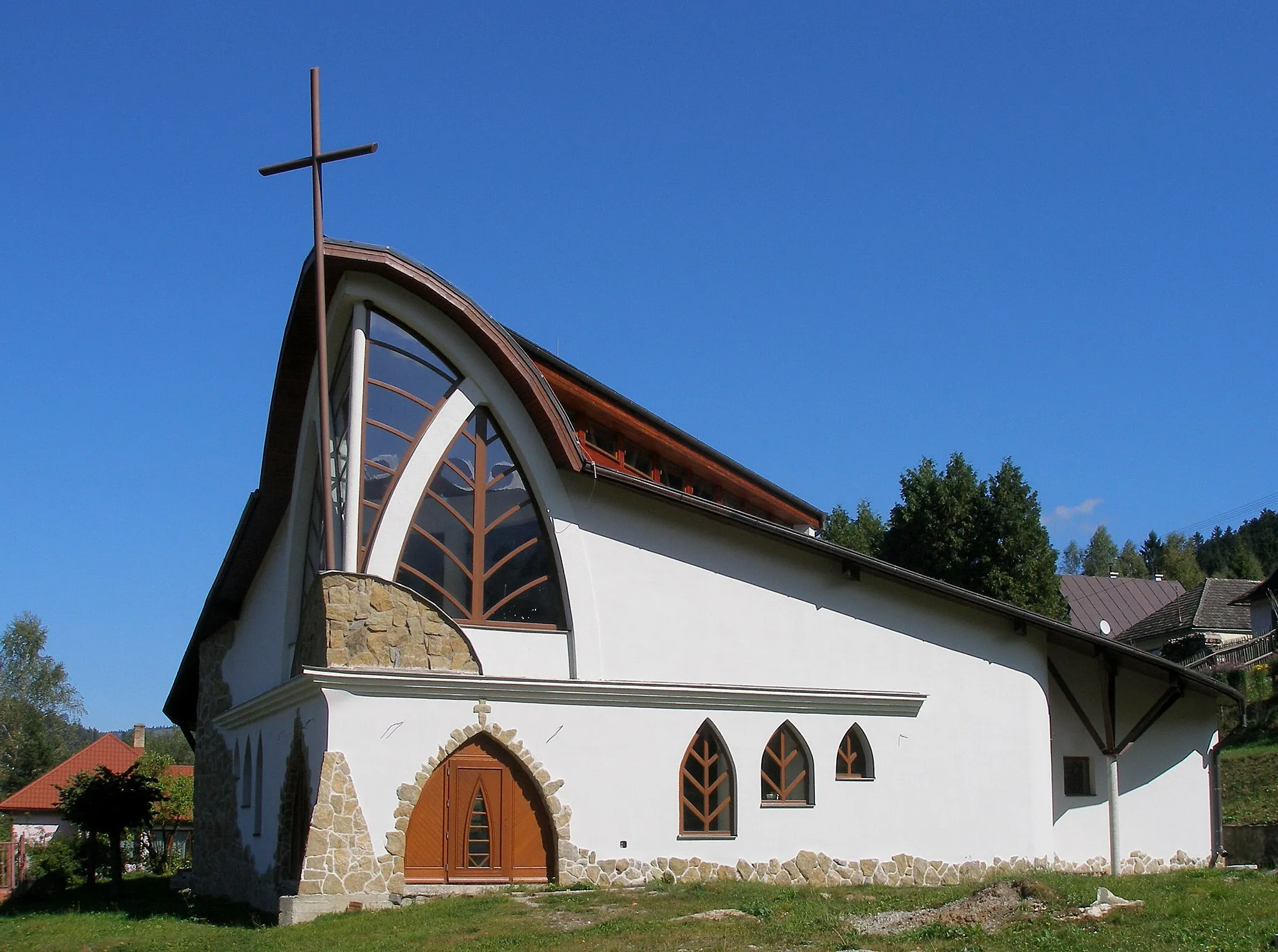 Photo showing: Spišská obec    Stará Voda.     Okres Gelnica