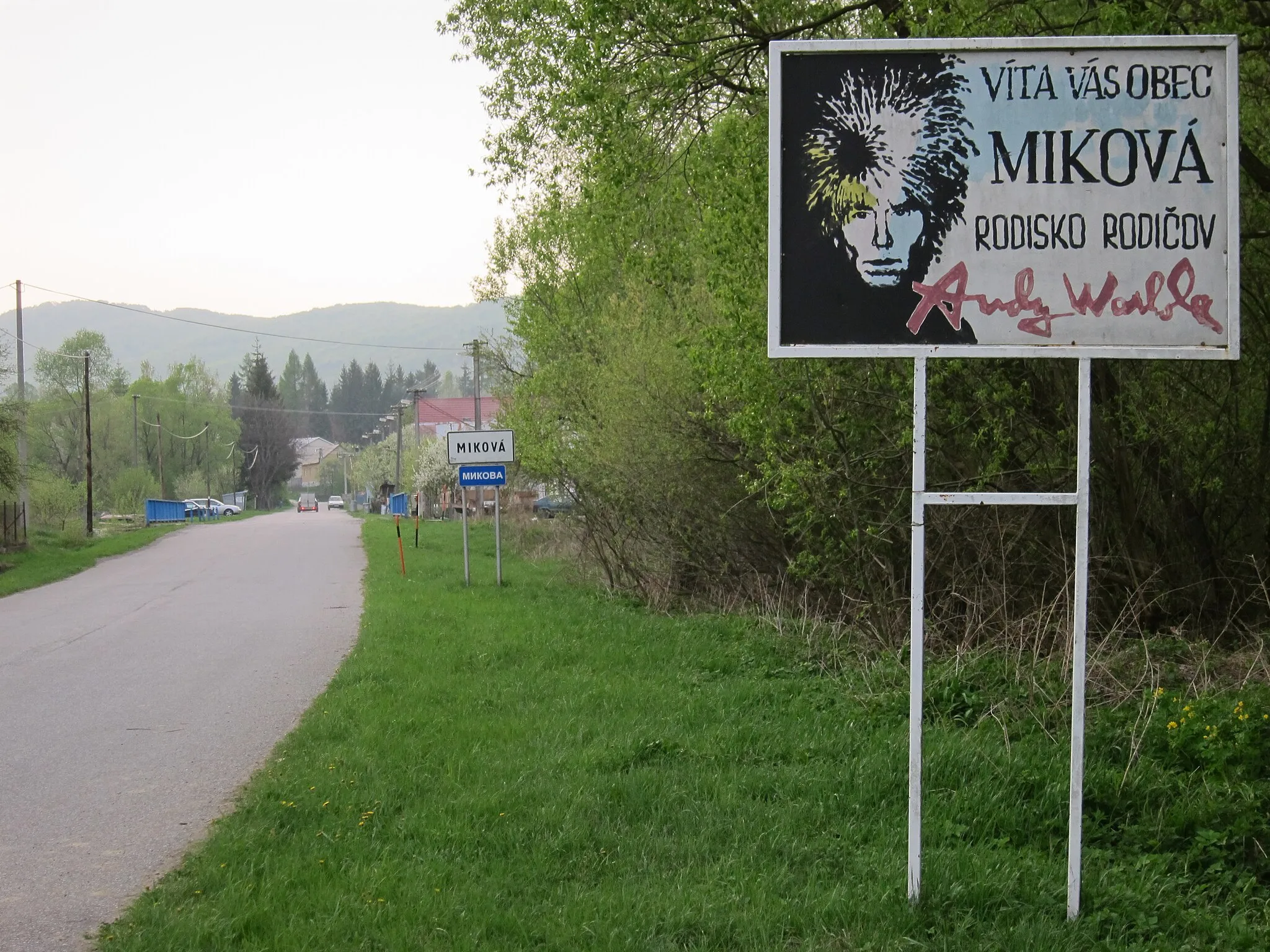 Photo showing: Miková, Slovakia – the motherland of Andy Warhol’s parents