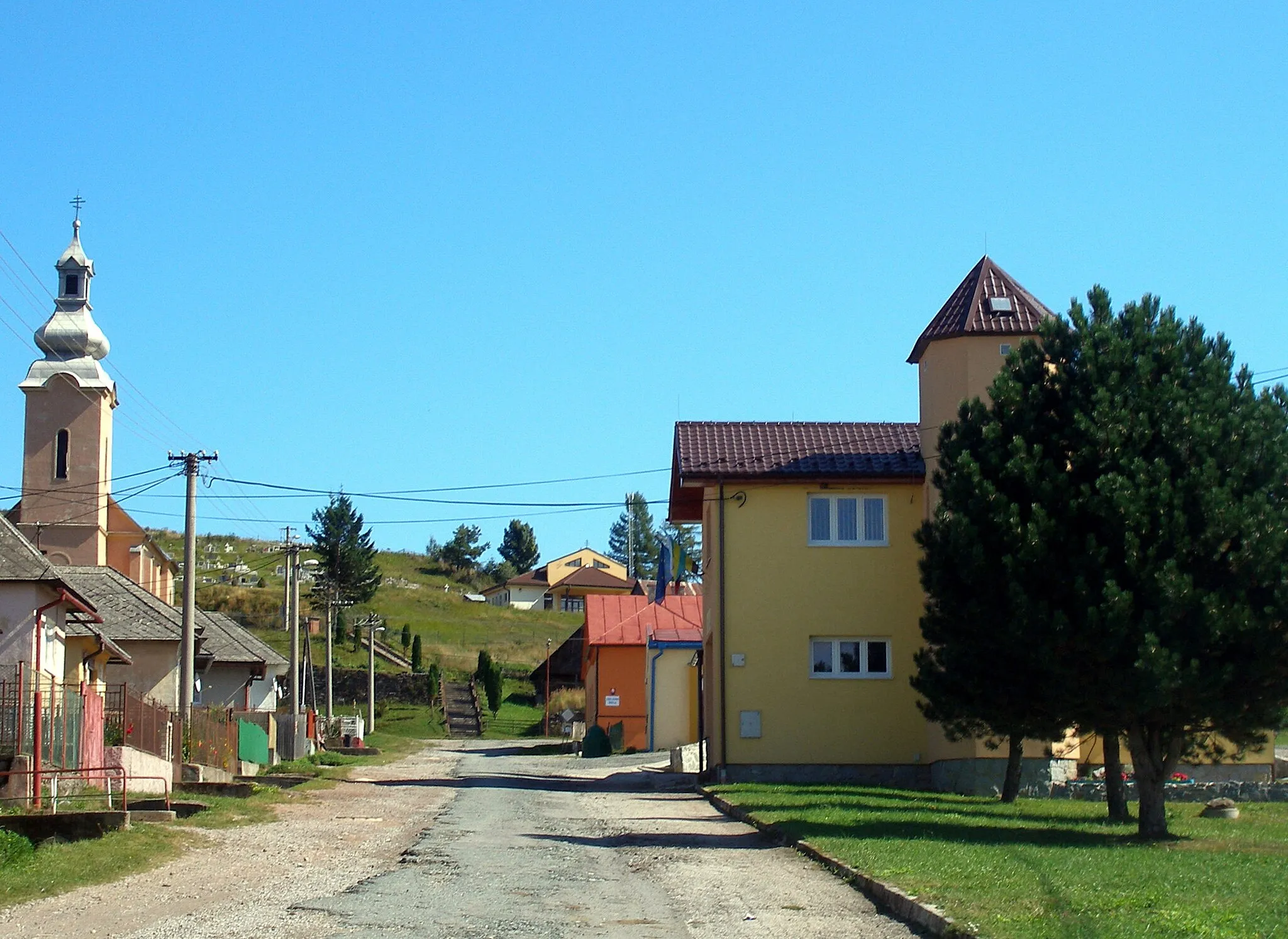 Photo showing: Spišská obec Závadka okres Gelnica.