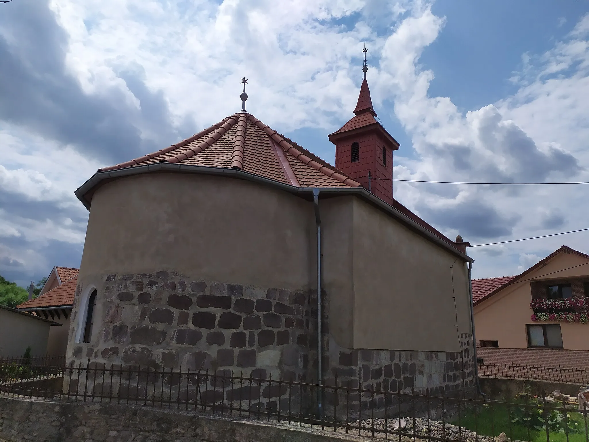 Photo showing: Borša (okr. Trebišov), kostol Reformovanej kresťanskej cirkvi (pôvodne Kostol Nanebovzatia Panny Márie)