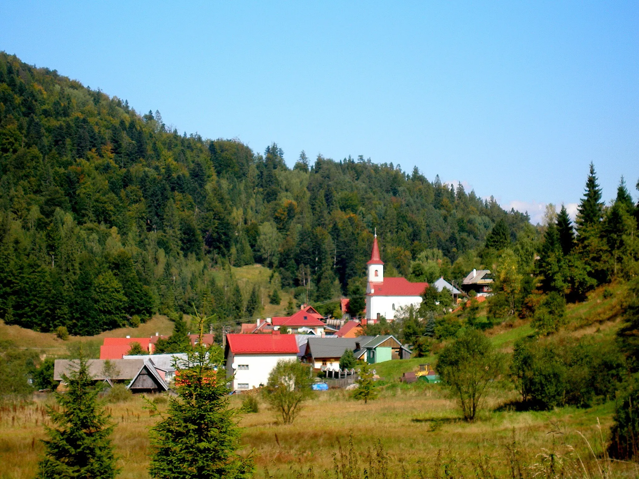 Photo showing: Spišská obec Henclová okres Gelnica.