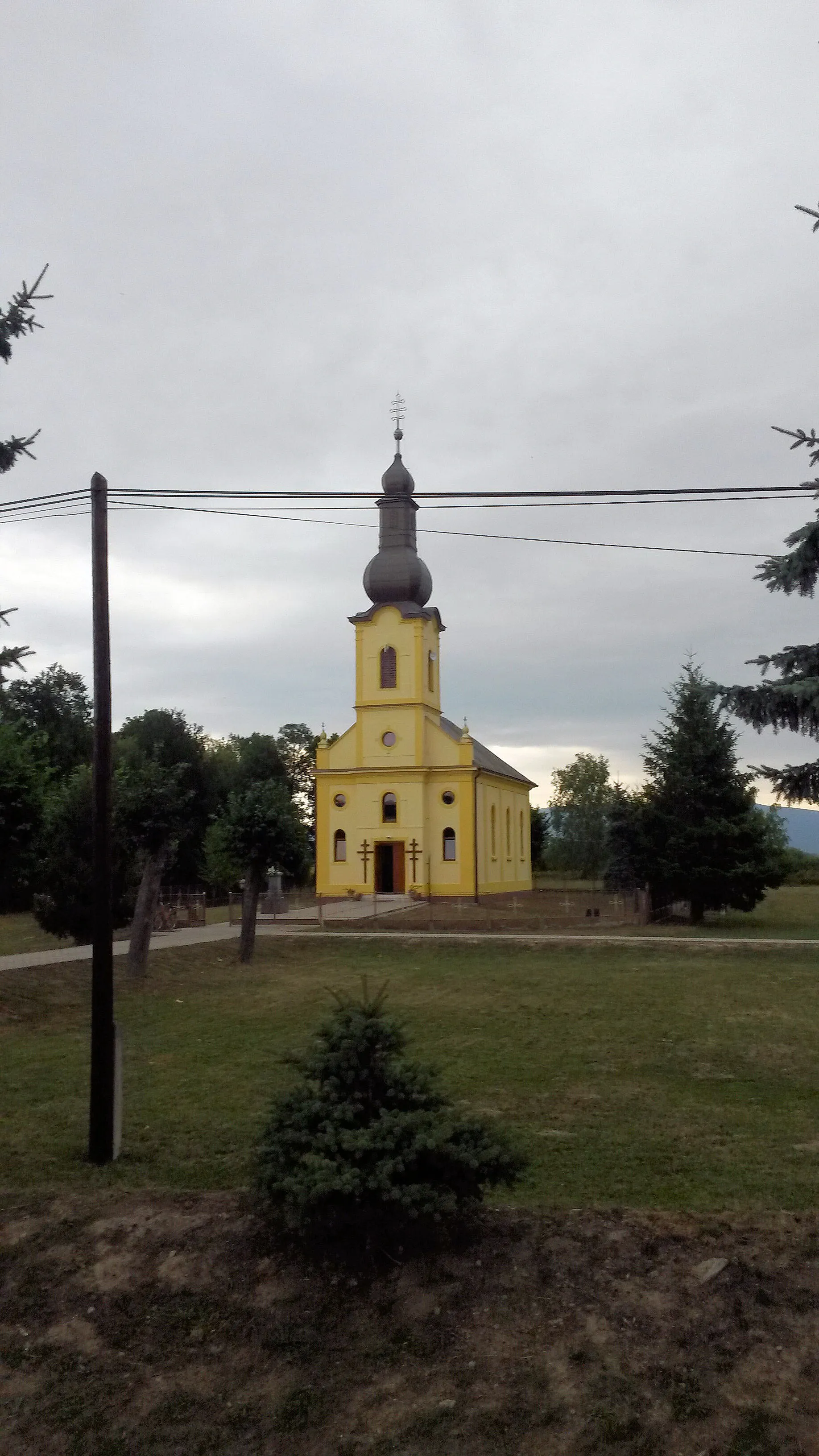 Photo showing: Bunkovce, Farský chrám zosnutia Presvätej Bohorodičky