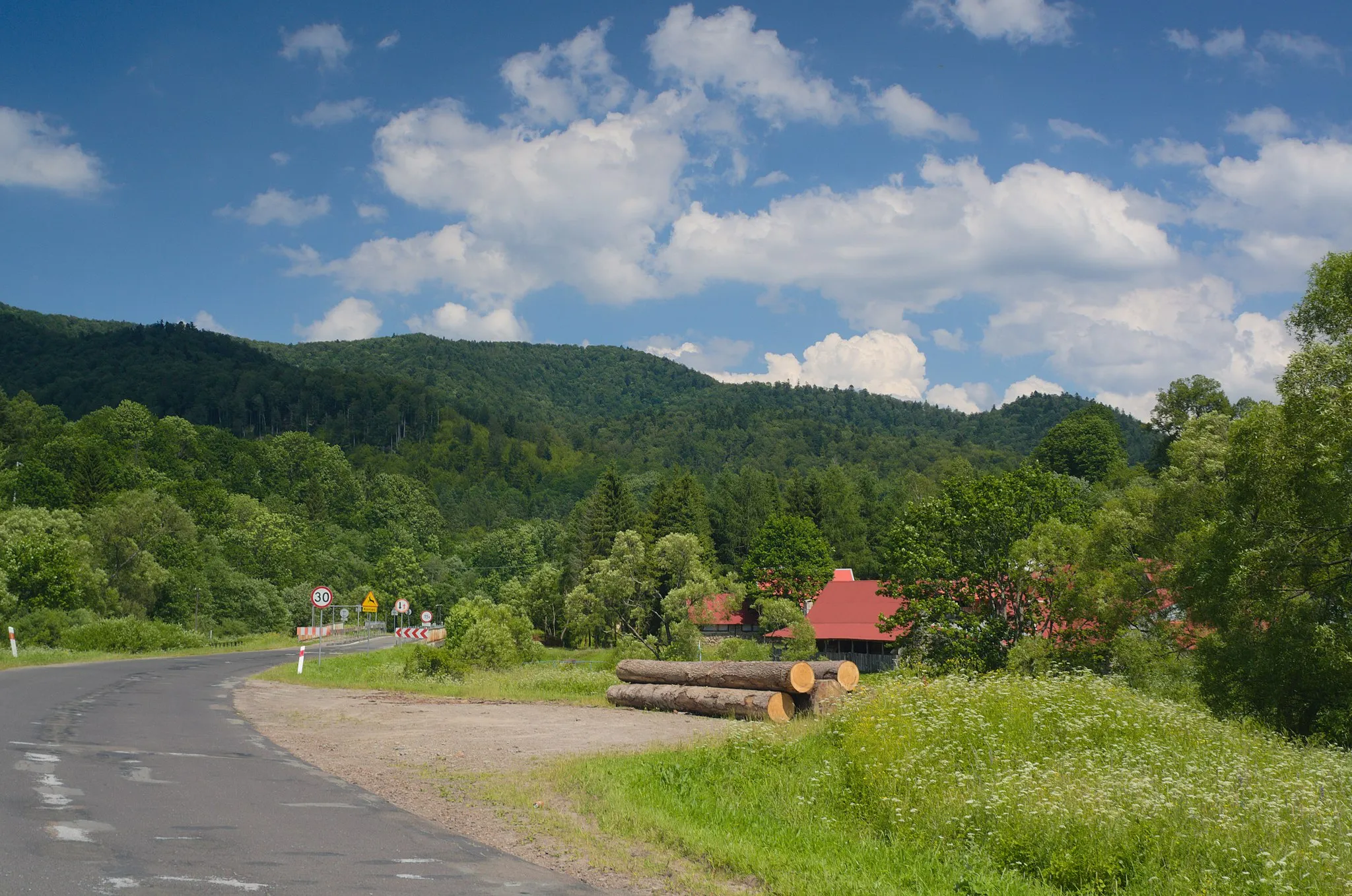 Photo showing: Osina widziana od północnego wschodu z Żubraczego