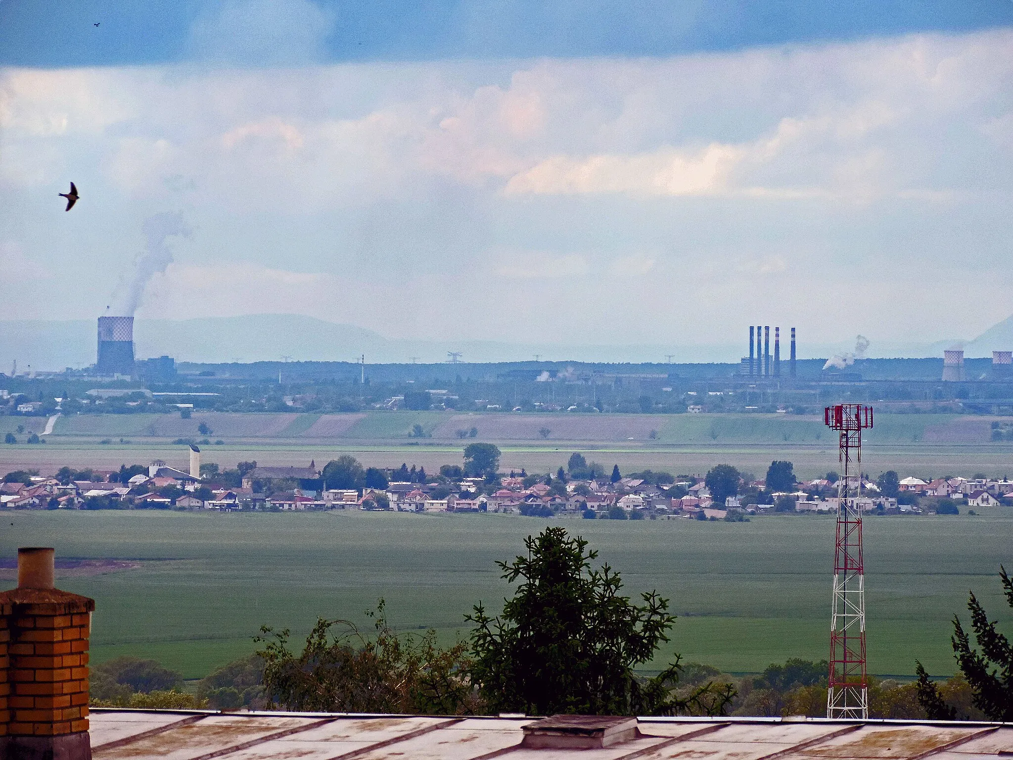 Photo showing: Vyšná Myšľa - pohľad na U.S. Steel