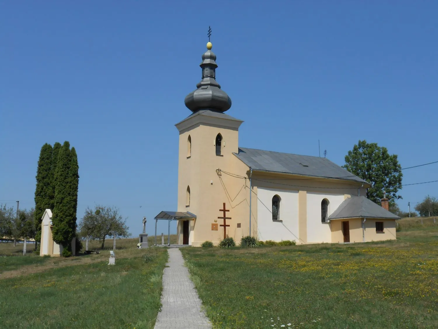 Photo showing: Church of the Nativity of the Virgin Mary in Košický Klečenov