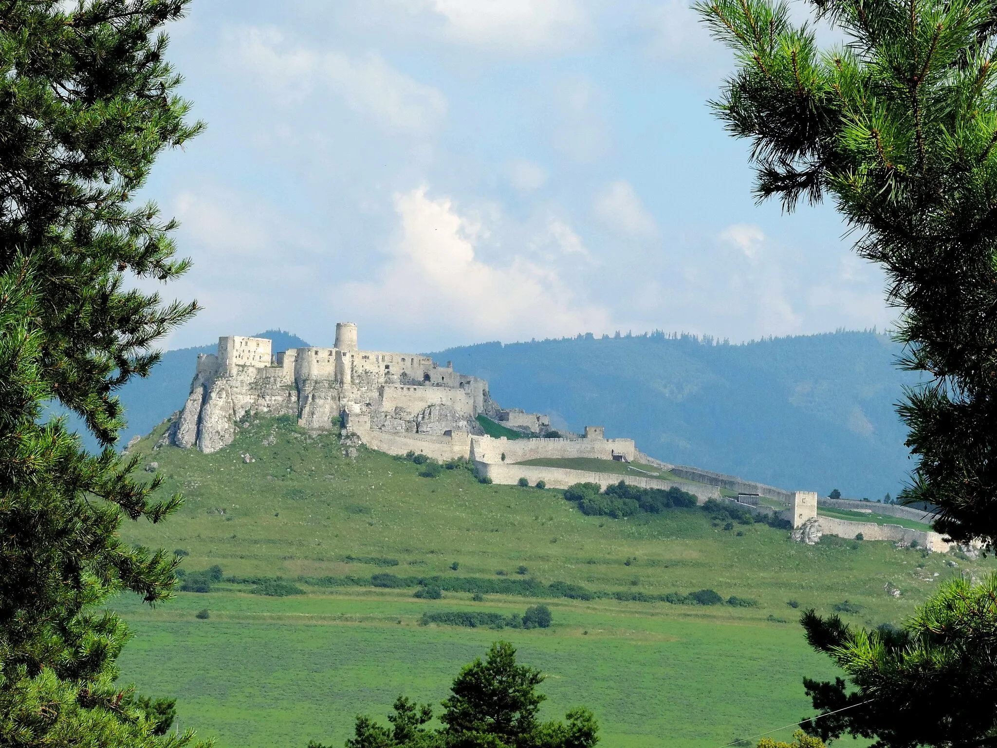 Photo showing: "Prezidentská vyhliadka" na Spišský hrad