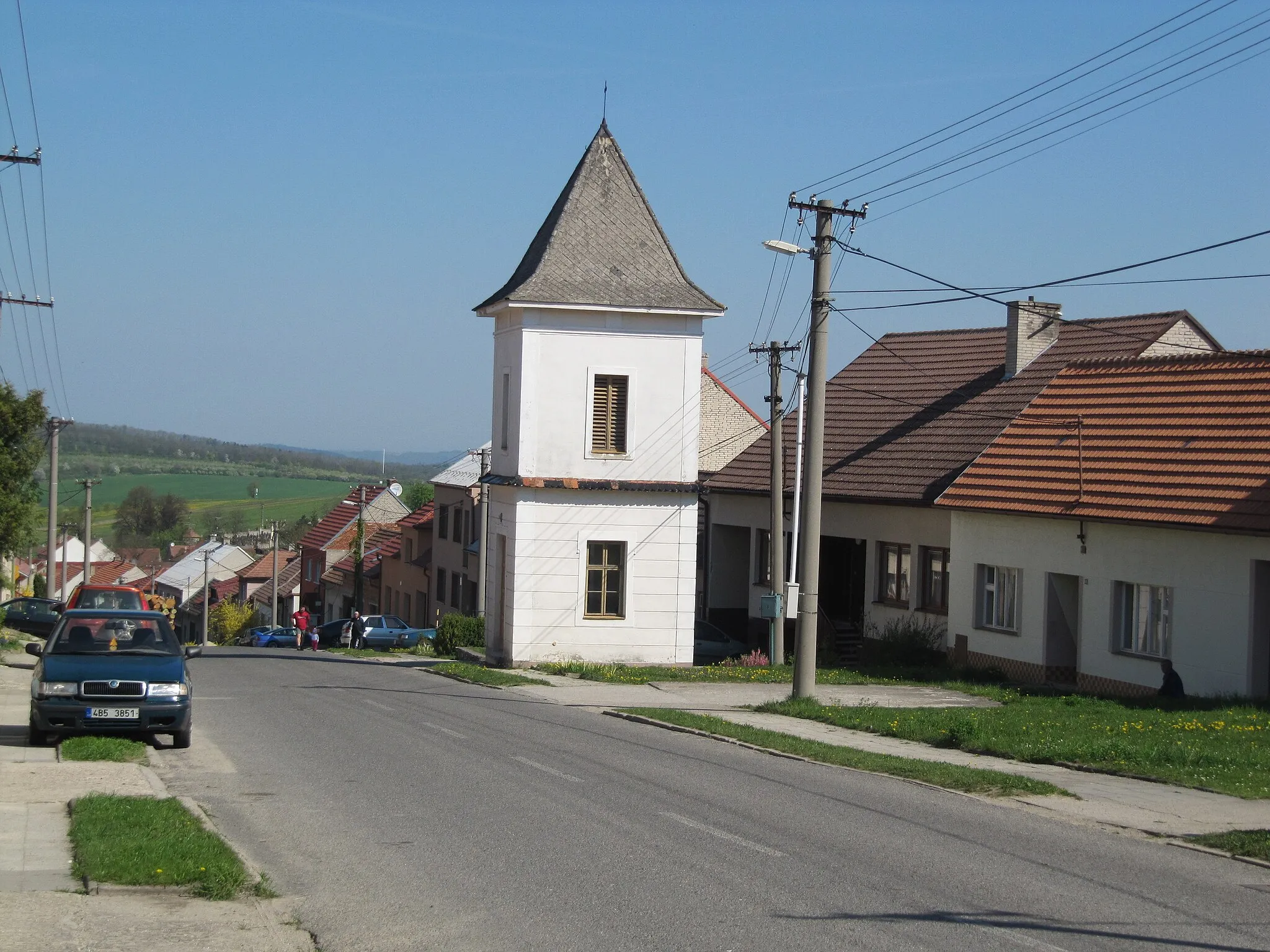 Photo showing: Suchov in Hodonín District, Czech Republic. Belfry.