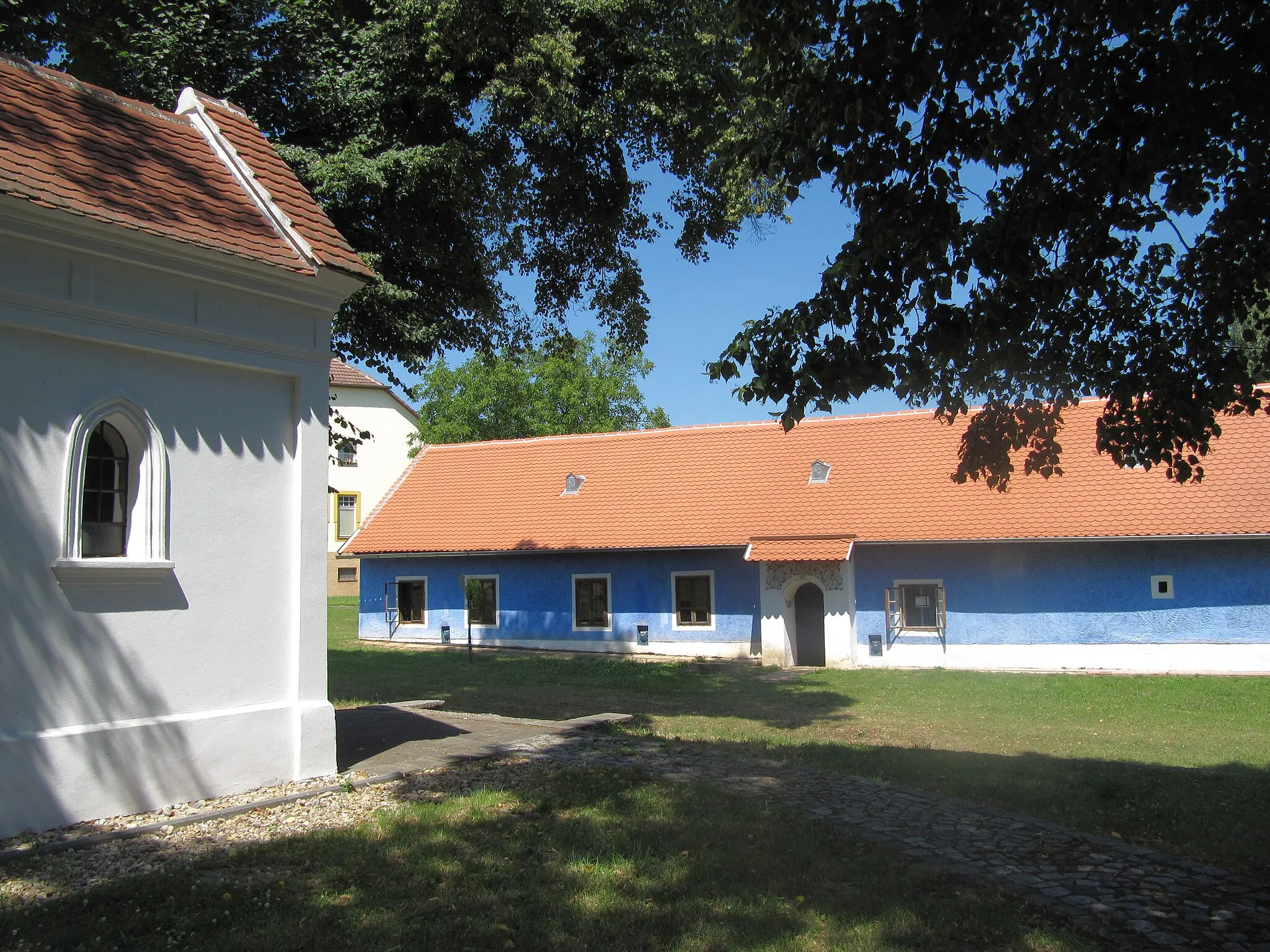 Photo showing: Dolní Bojanovice in Hodonín District, Czech Republic. Slovácká chalupa-museum.