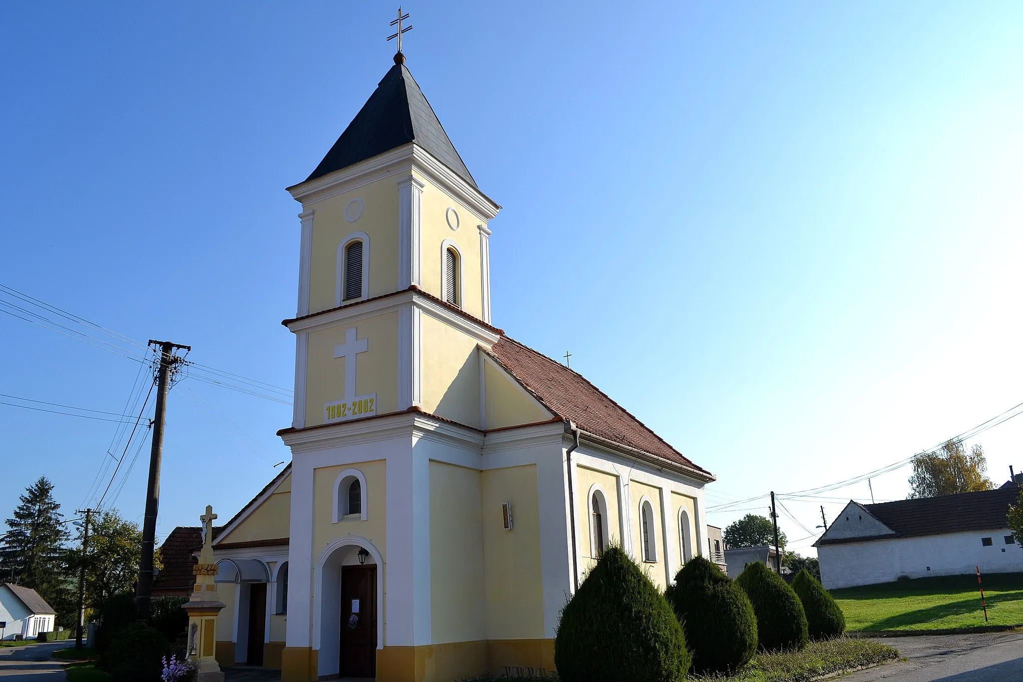 Photo showing: Dubovce (okr. Skalica), Kostol svätého Antona Padovského
