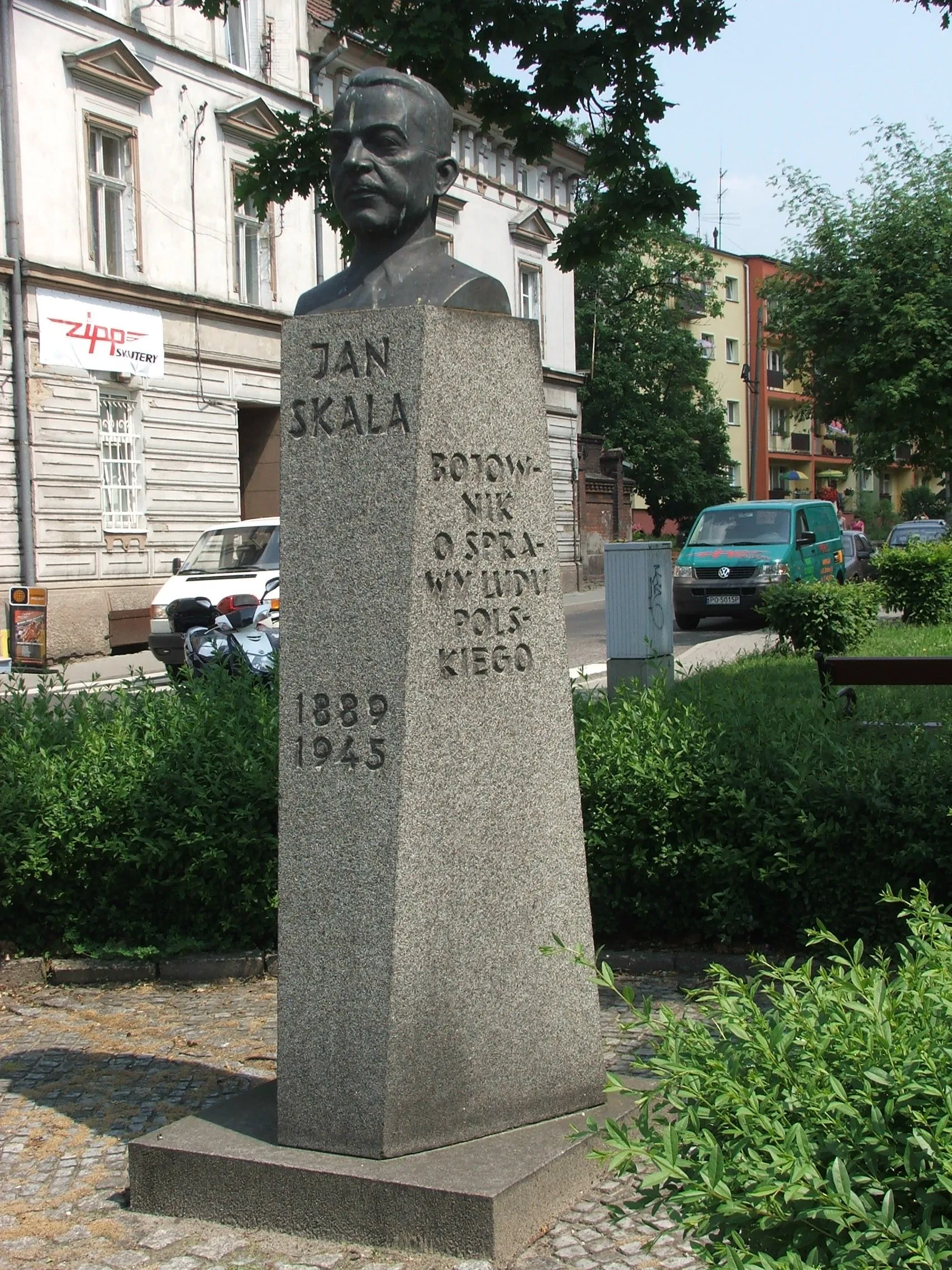 Photo showing: Pomnik Jana Skali w Namysłowie
