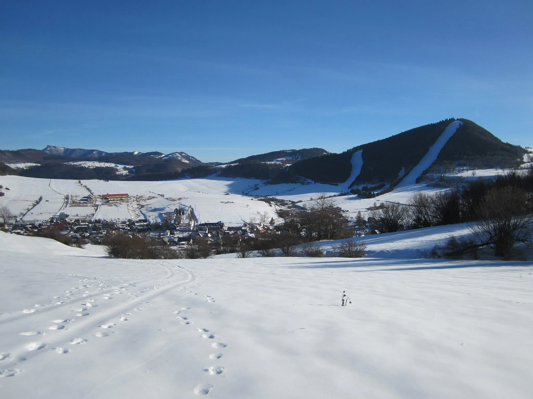 Photo showing: Čičmany, Javorinka Hill, ski resort