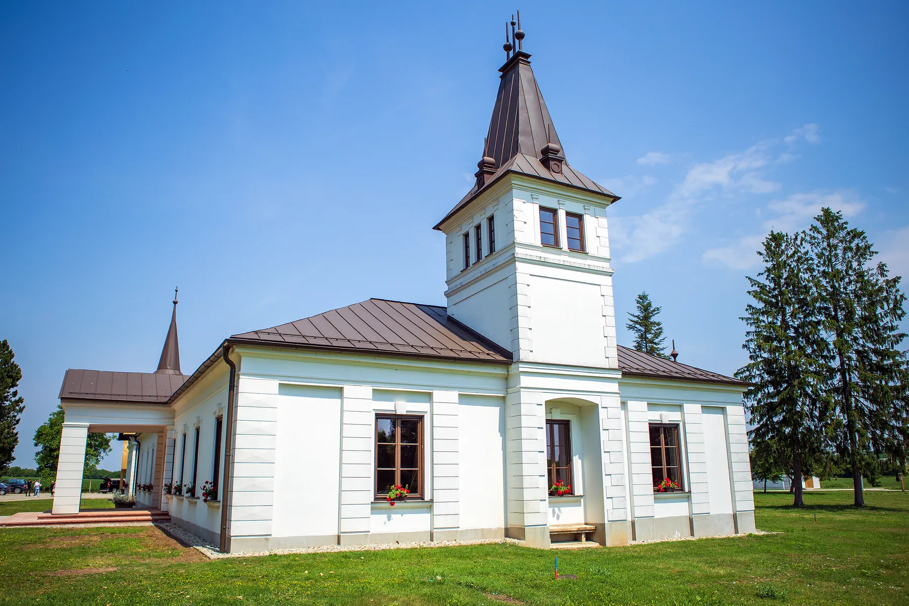 Photo showing: Chateau Rúbaň in Rúbaň village