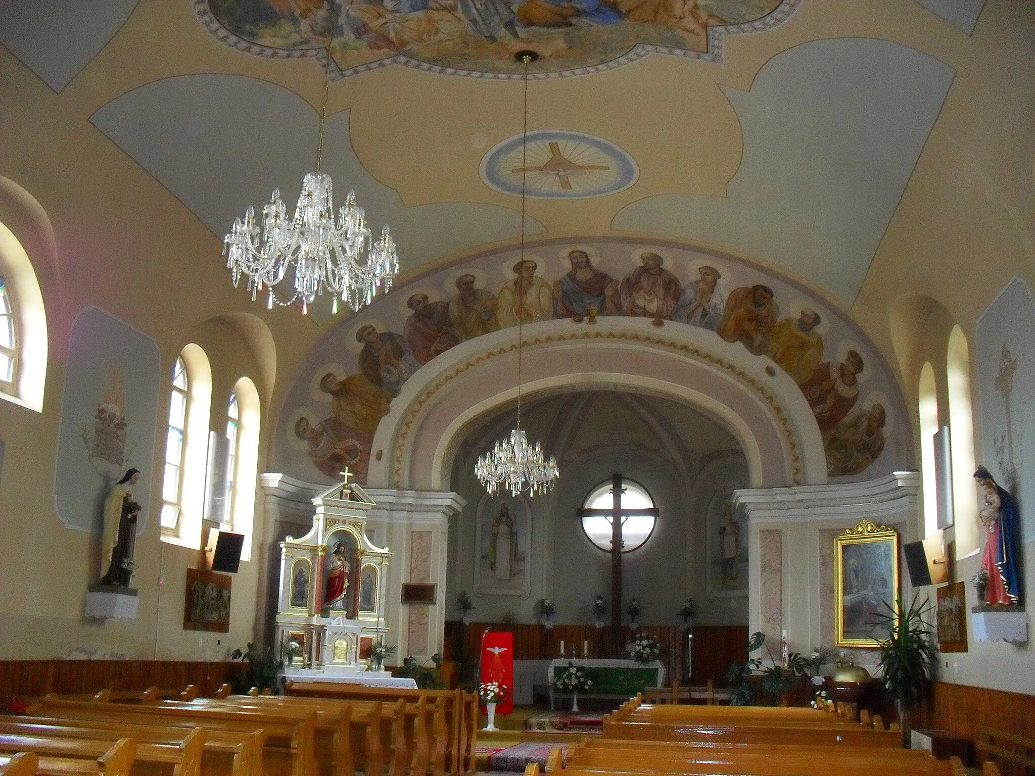 Photo showing: Fűr - katolikus templom