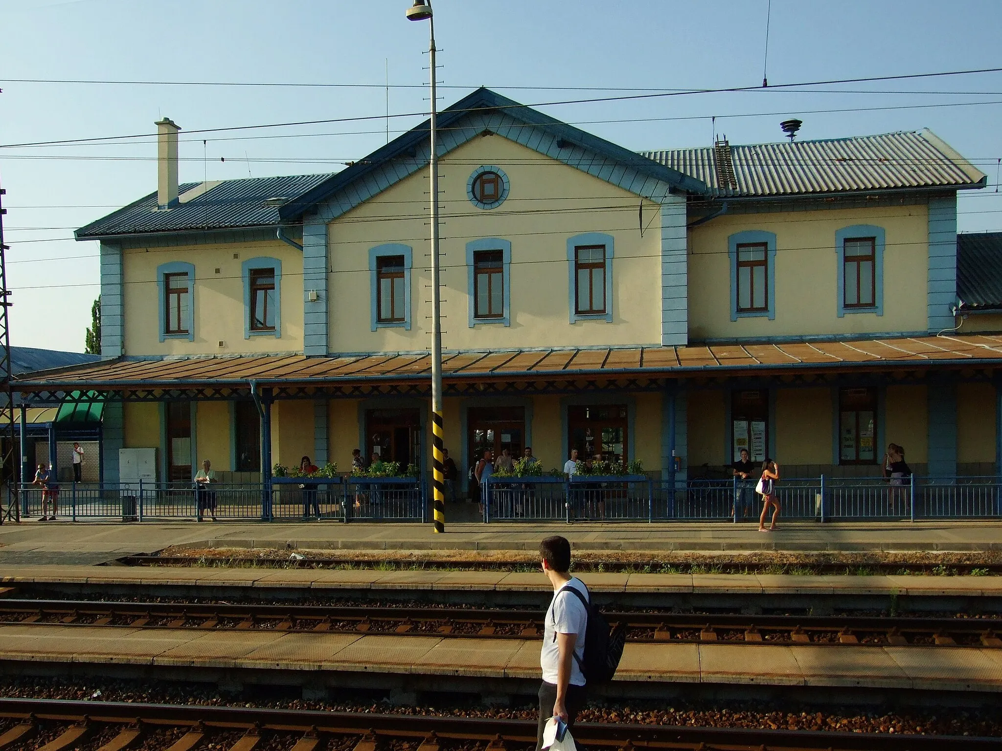Photo showing: Galanta train station, SK