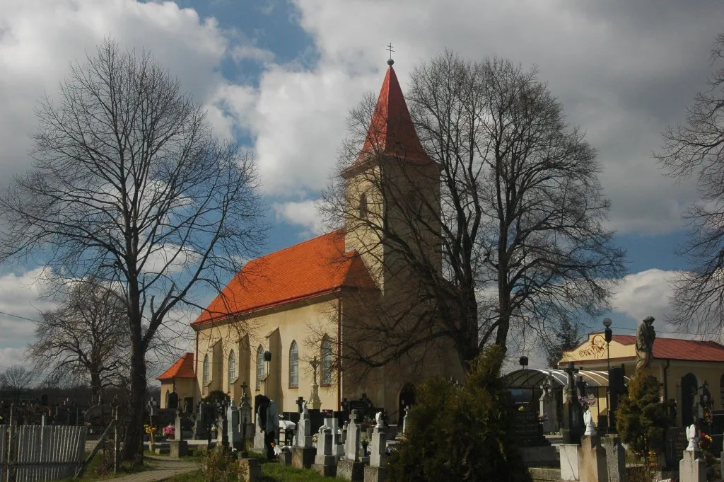 Photo showing: Šelpice, Jesus Christ church