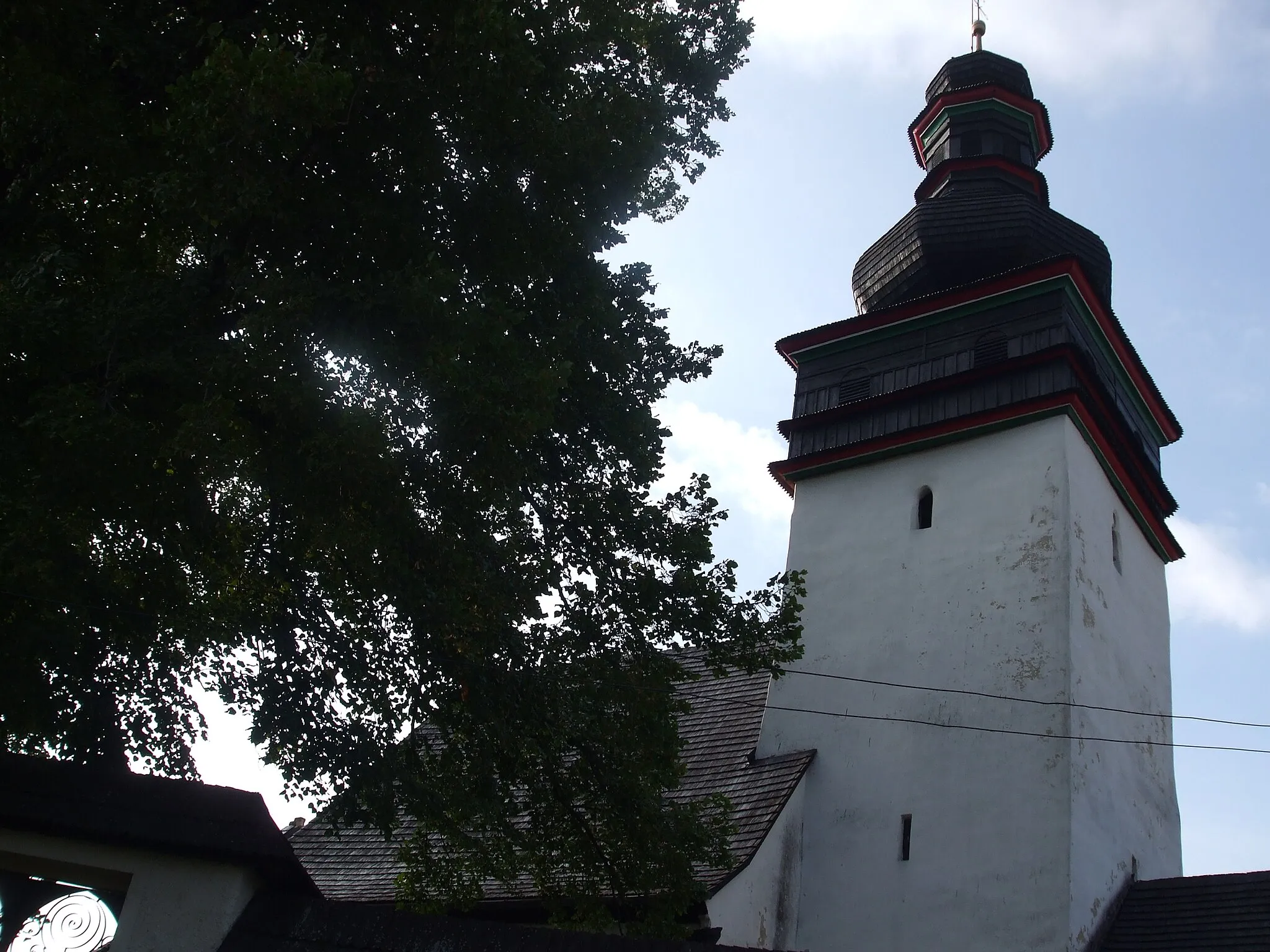 Photo showing: Church in Poruba, okres Prievidza, Slovakia