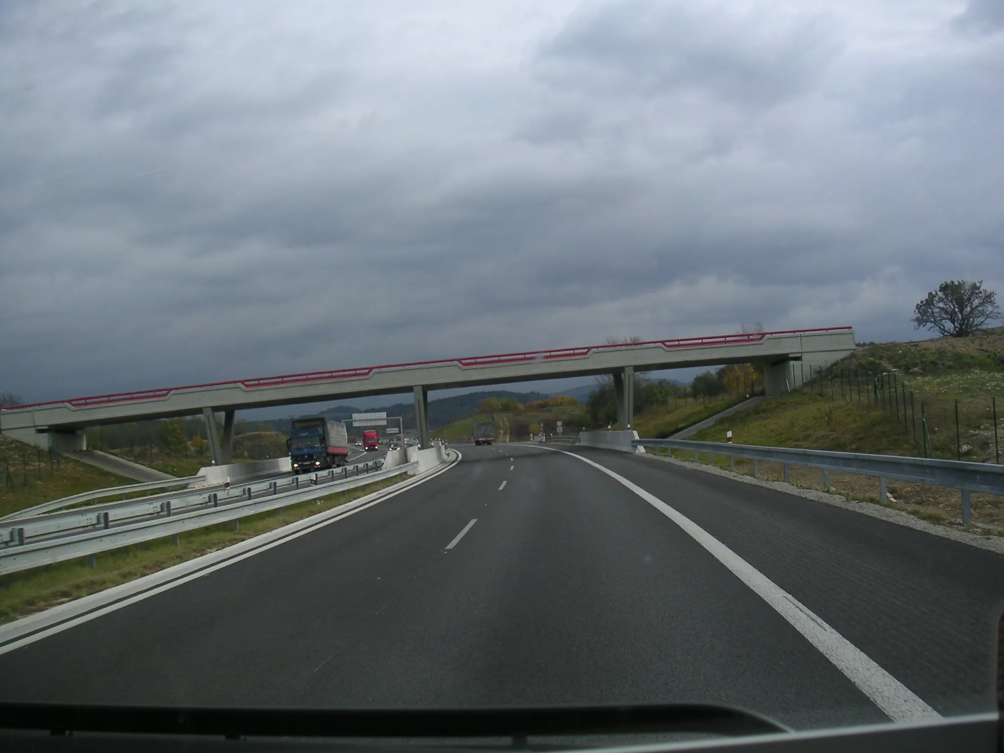 Photo showing: Motorway D1 near Sverepec