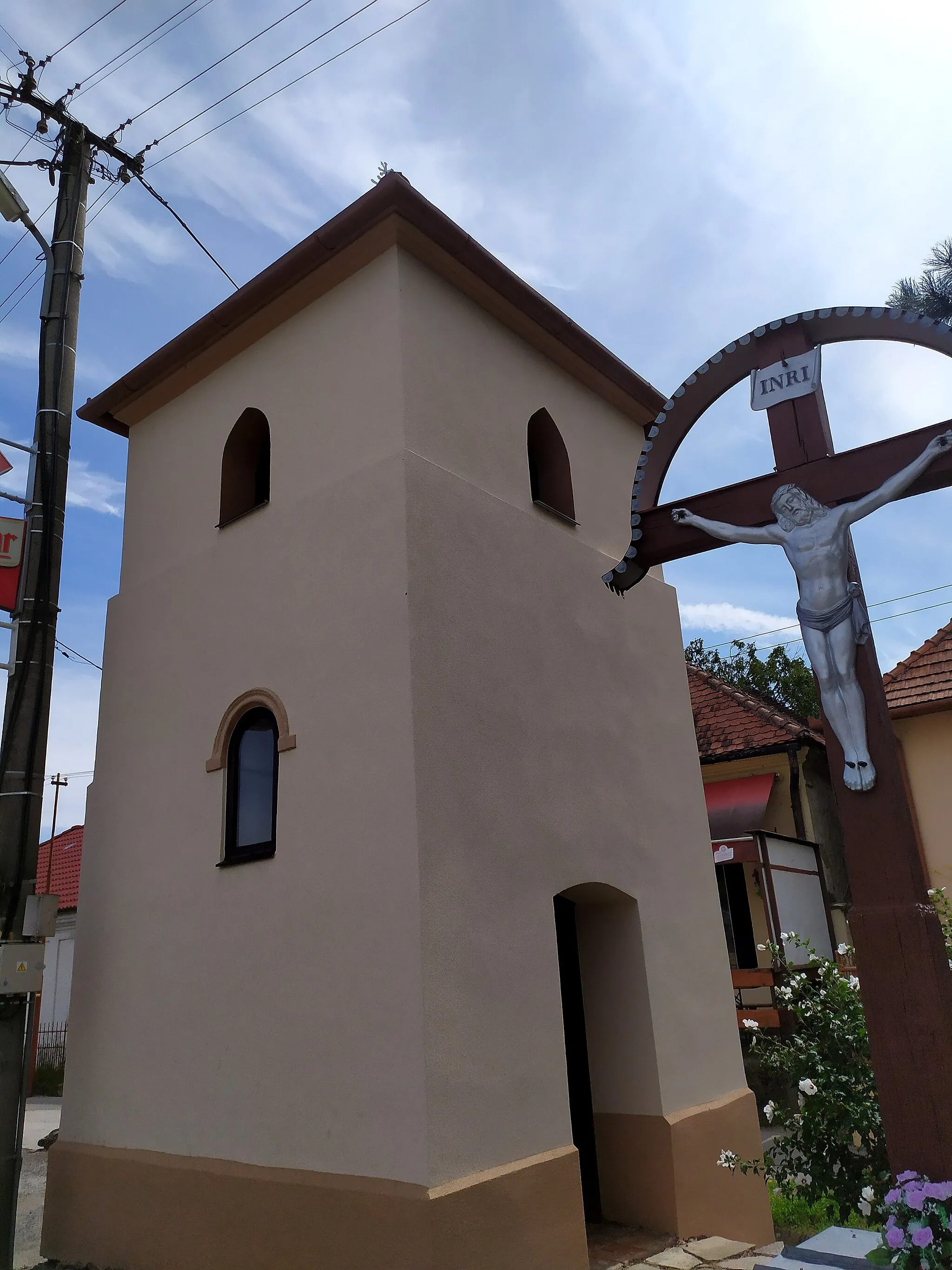 Photo showing: Nedanovce (okr. Partizánske), zvonica z 19. stor. v obci; detail