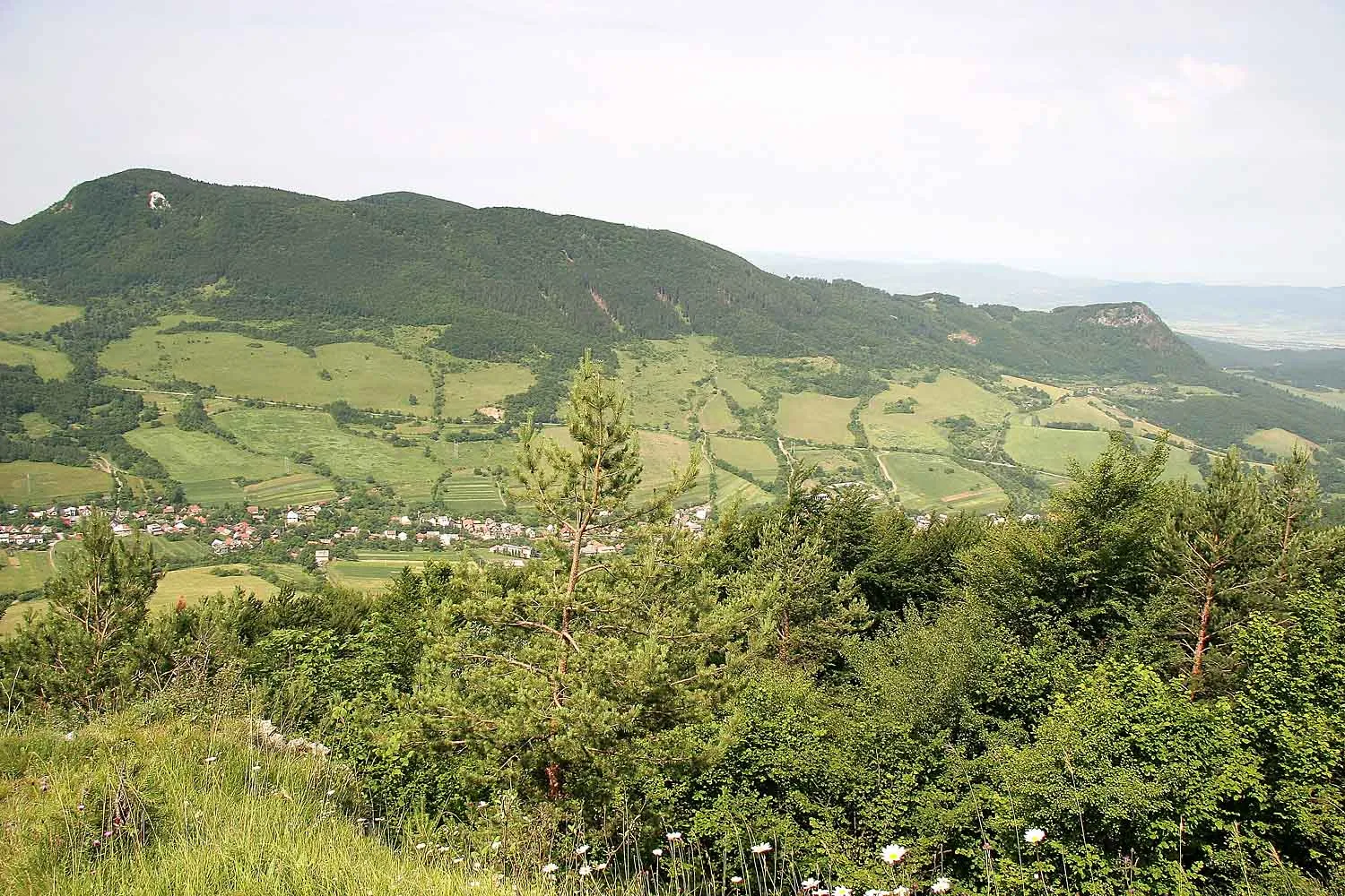 Photo showing: Holazne (901 m), Jedlovina (841 m) a Smrečkovci (682 m), Strážovské vrchy, district Ilava, Slovakia
autor:Prazak

Date: 27. 6. 2006