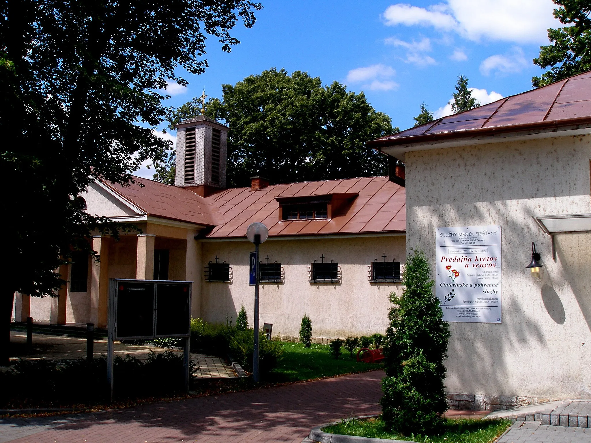 Photo showing: Cintorín, Bratislavská cesta, Piešťany.