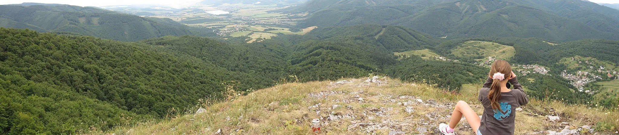 Photo showing: Panoráma z Temešskej skaly