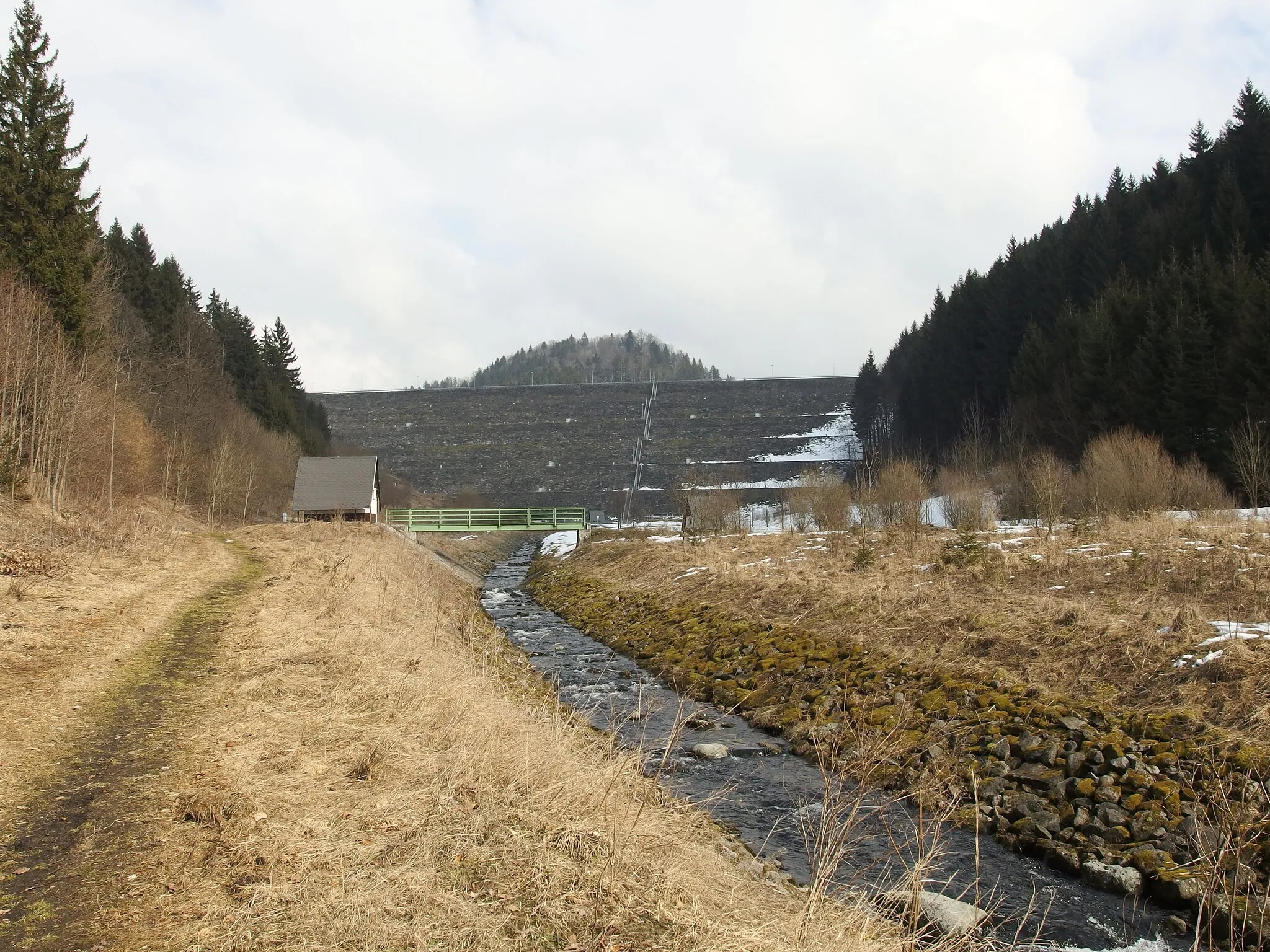 Photo showing: Turček - hrádza