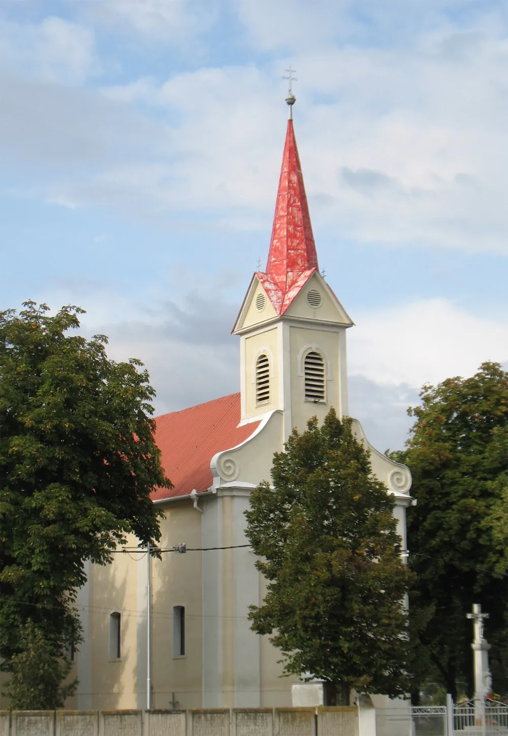 Photo showing: Church in Veča (Šaľa)