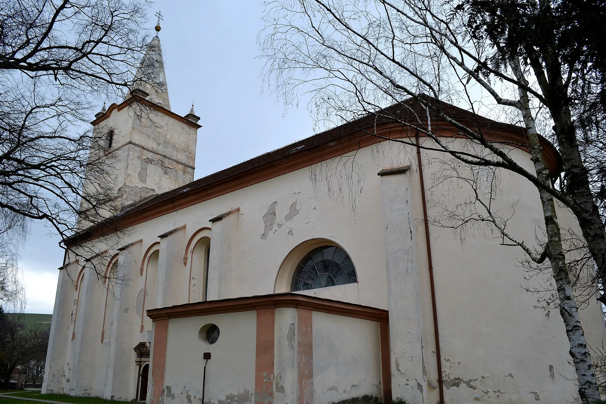 Photo showing: Sobotište (okr. Senica), Kostol Nanebovzatia Panny Márie; celkový pohľad