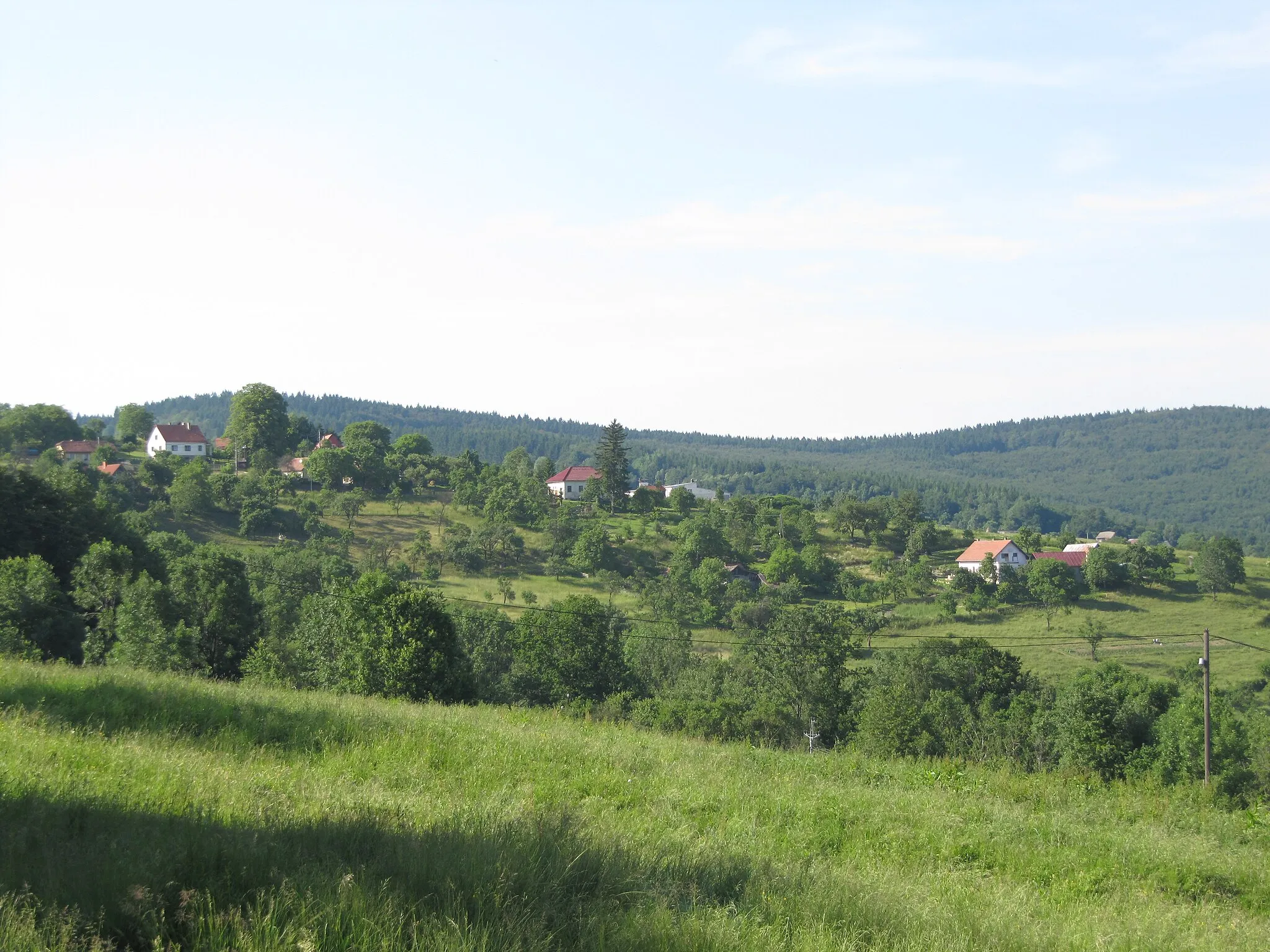 Photo showing: Žítková in Uherské Hradiště District, Czech Republic. Cottages.