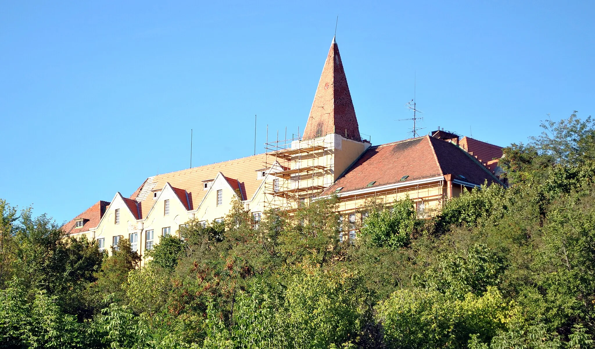 Photo showing: Levice , secondary school