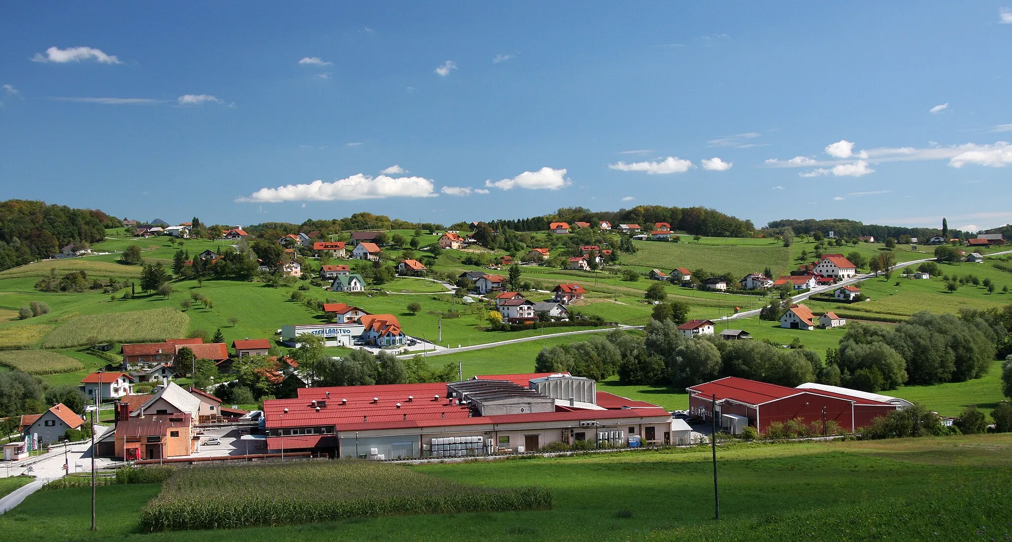 Photo showing: Grliče, a village in Šmarje pri Jelšah municipality, Slovenia.