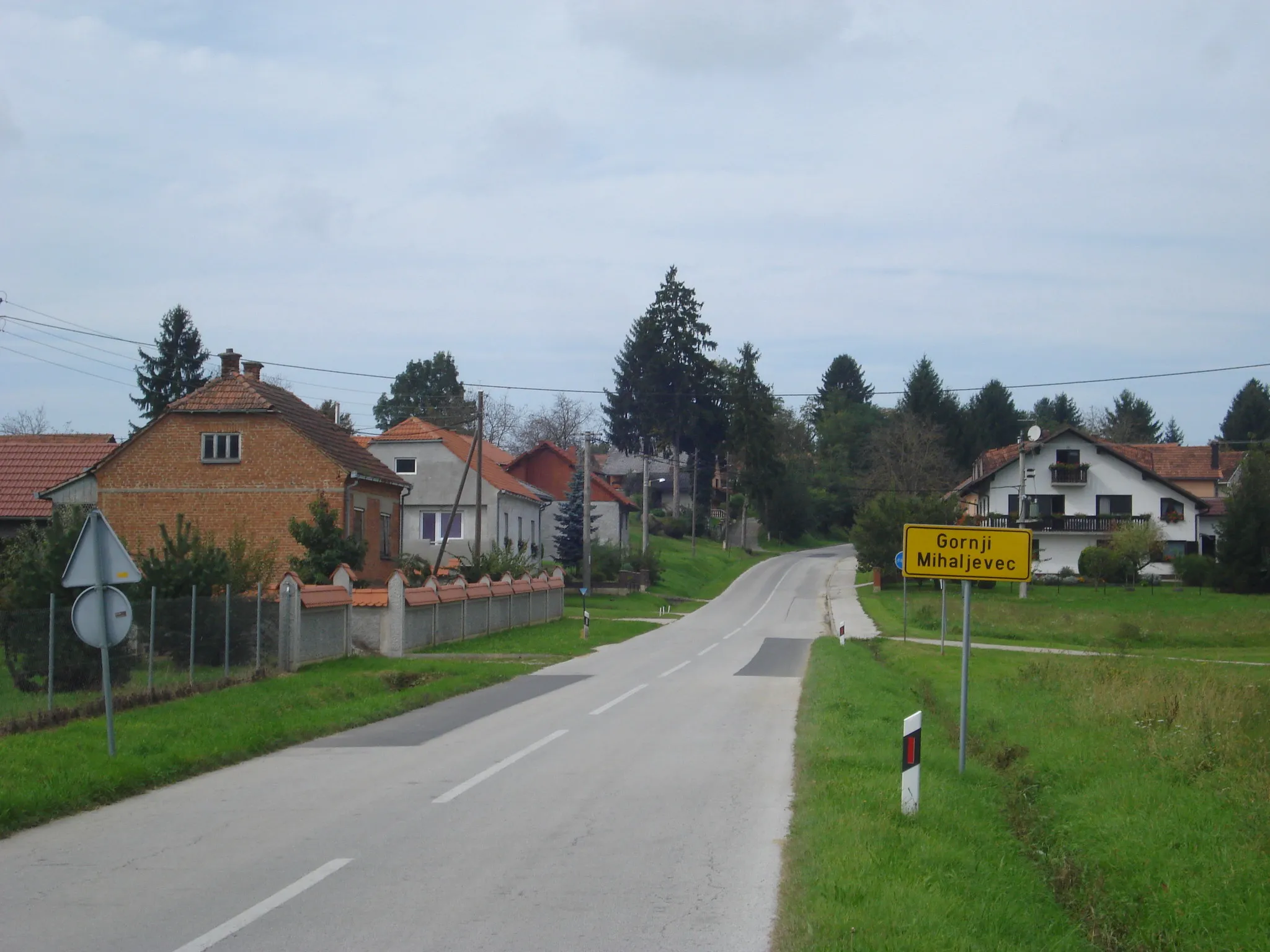 Photo showing: Gornji Mihaljevec (Međimurje County, Croatia) - village entrance