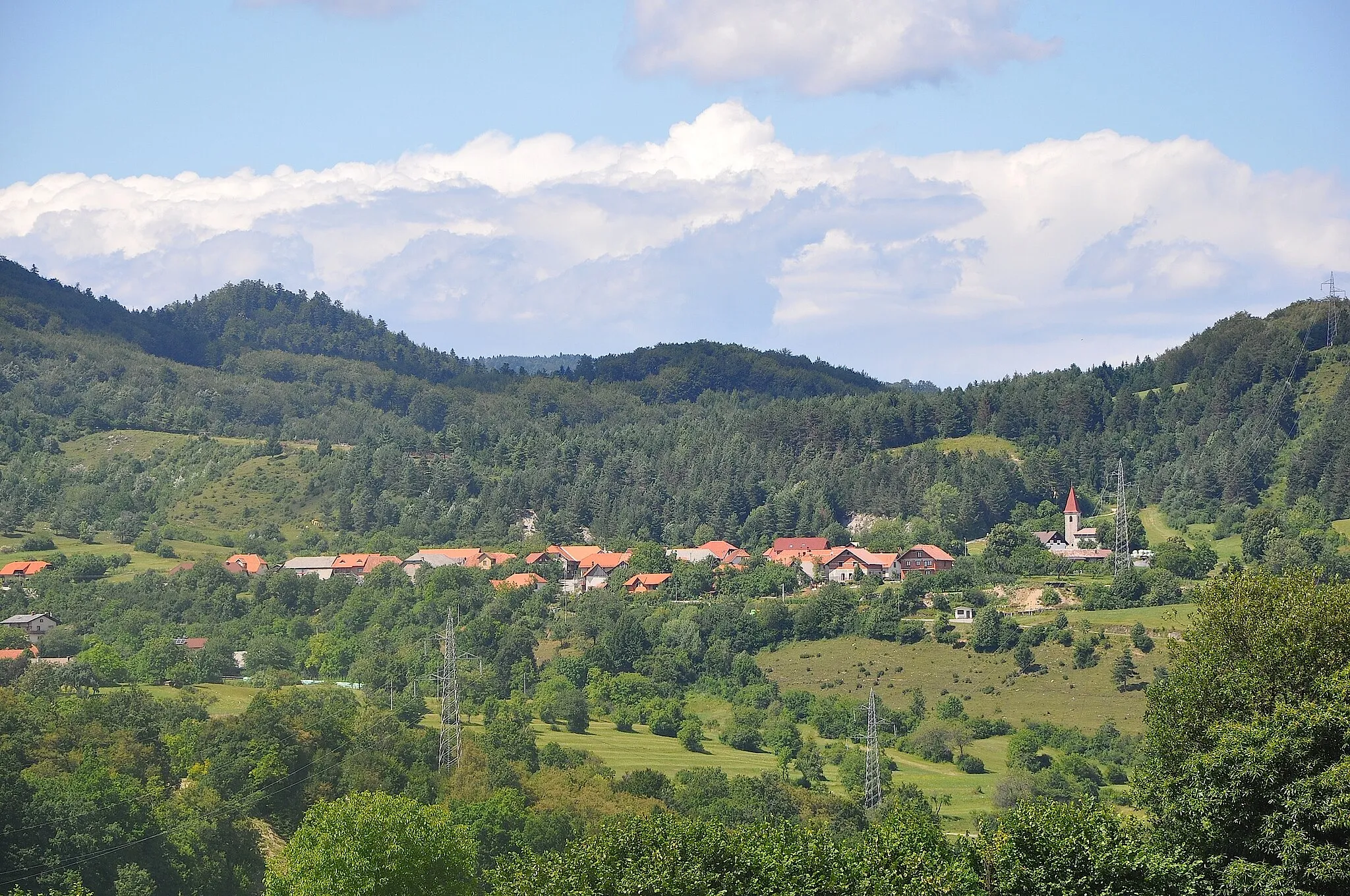 Photo showing: Gorenje, village near Postojna, Slovenia
