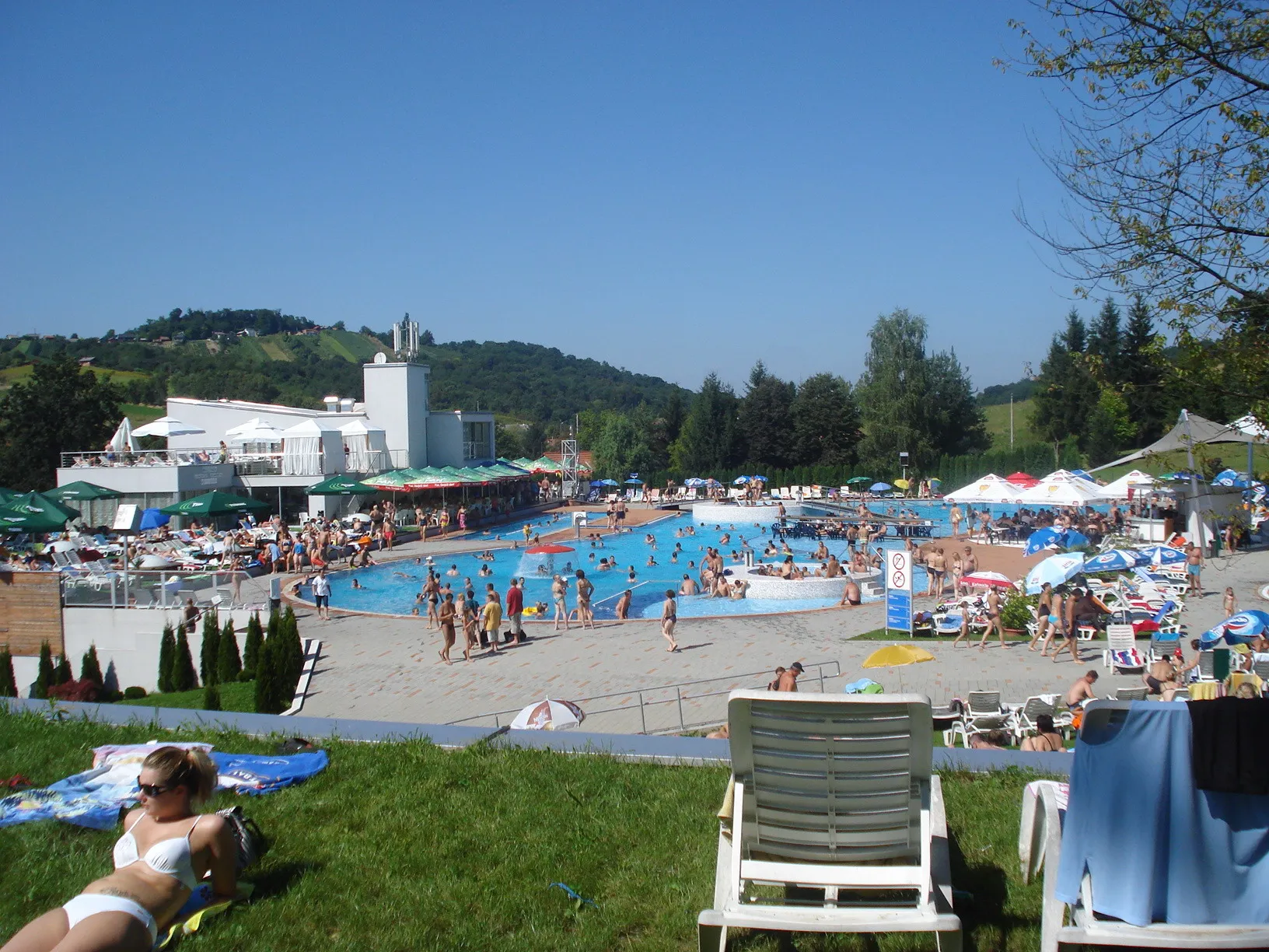 Photo showing: Vučkovec (Croatia) - spa complex (northern part)