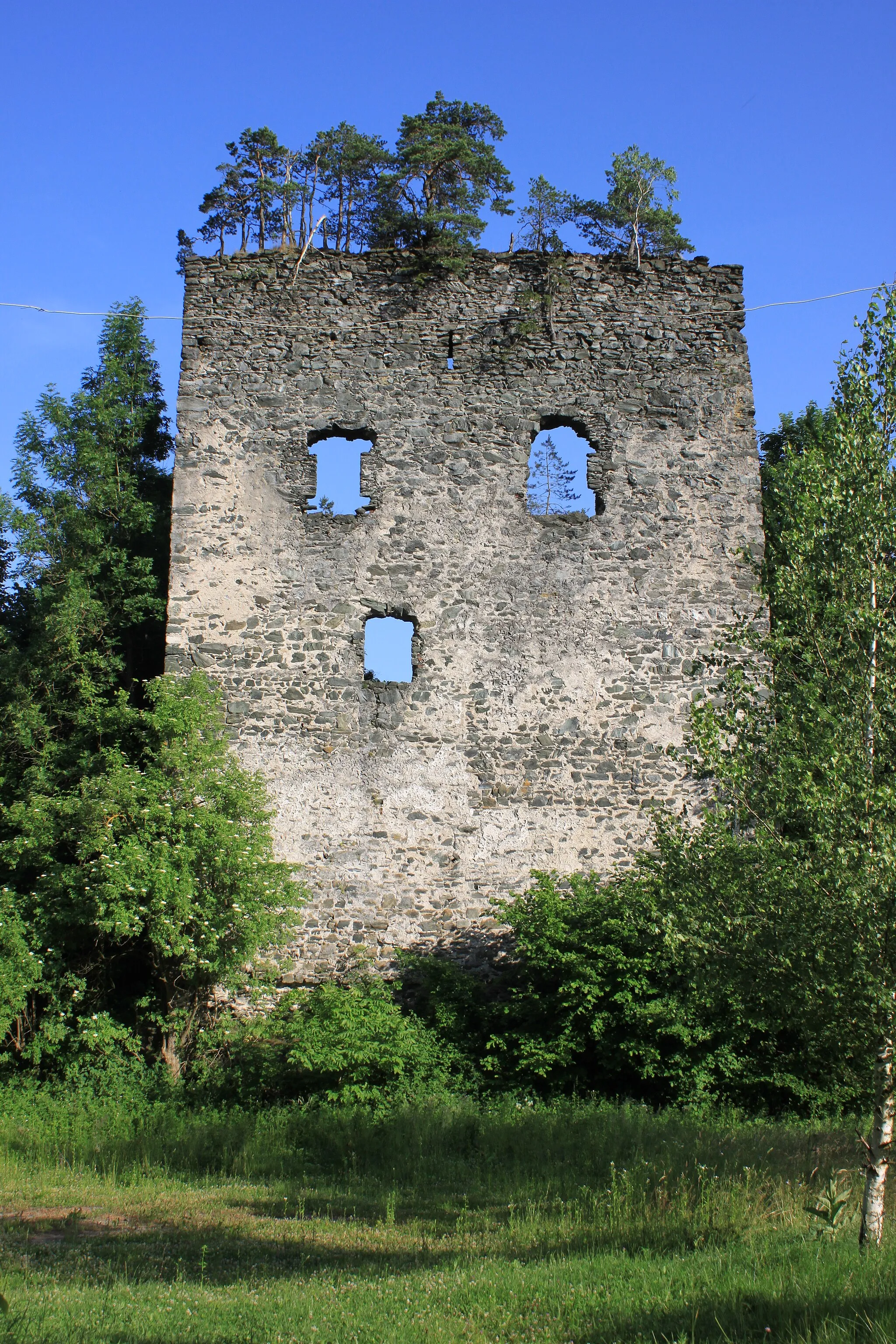 Photo showing: Castle ruined