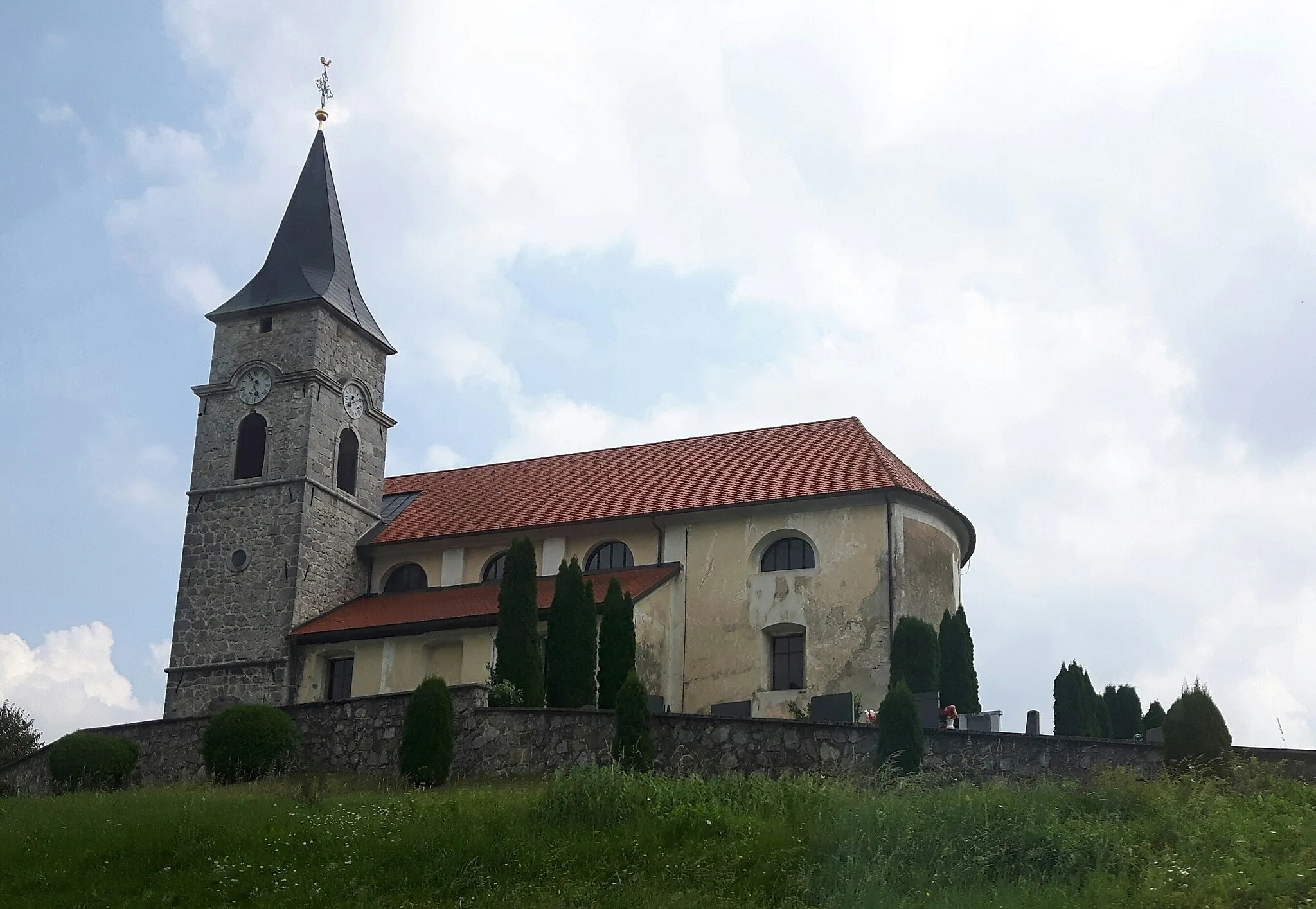 Photo showing: Kirche Sv. Hermagora i Fortunata in Gerovo, Kroatien